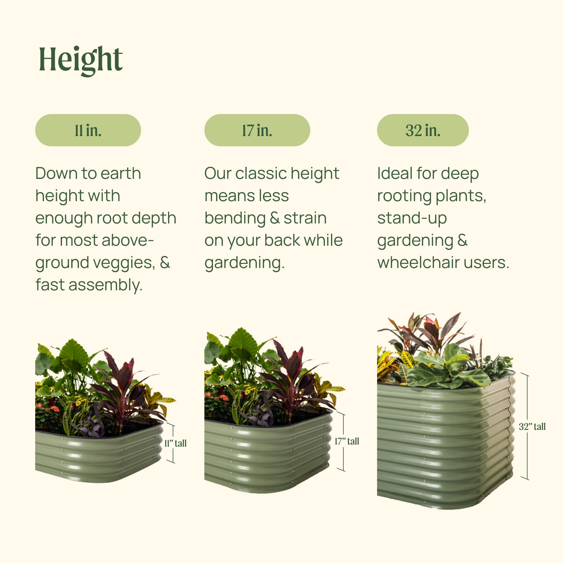 Vego Garden Aluzinc Raised Garden Bed Kit - 17