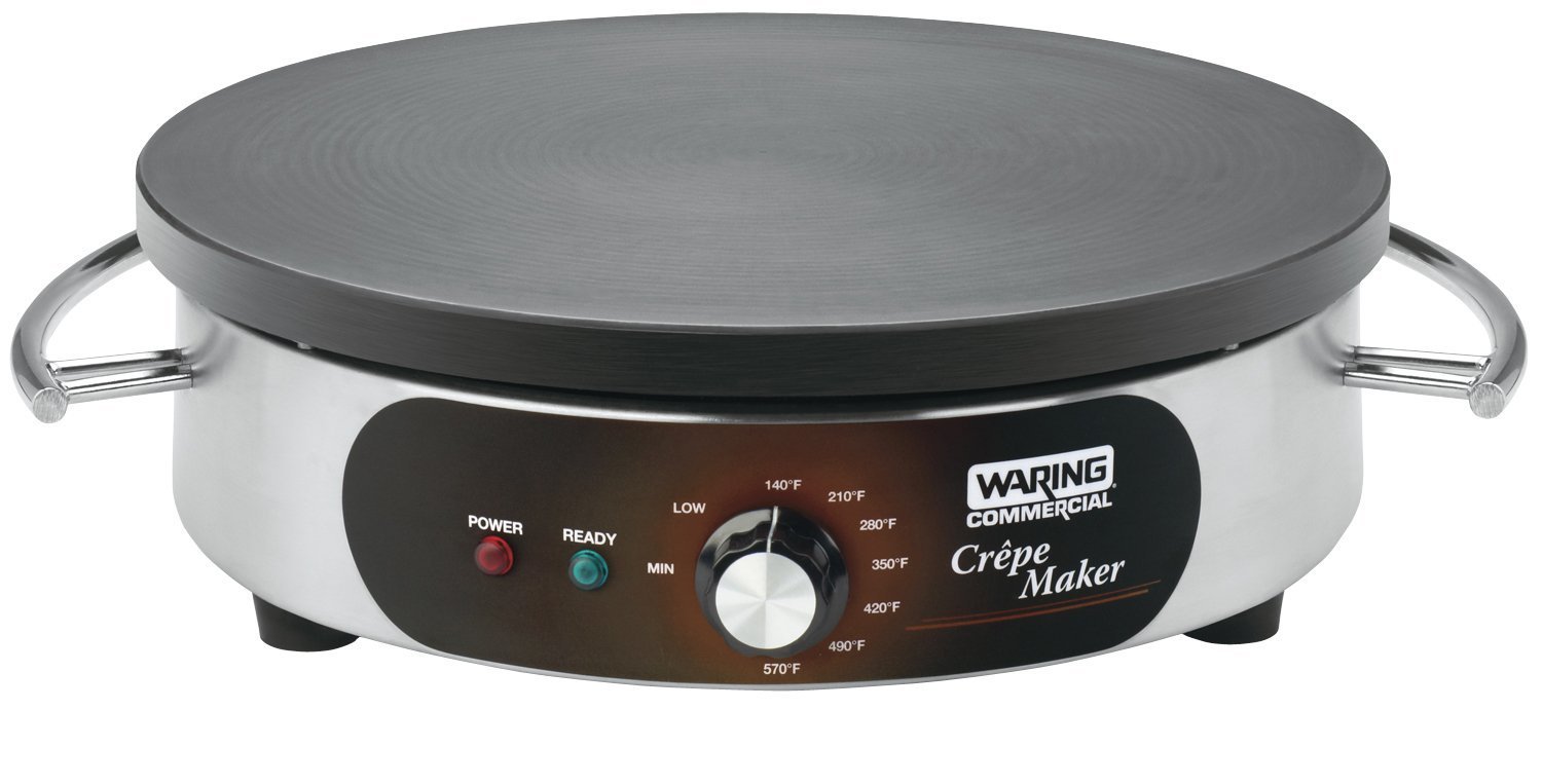 Waring Commercial WSC165BX 208V Stainless Steel Crepe Maker - Perfect for Restaurants, Cafes & Breakfast Catering
