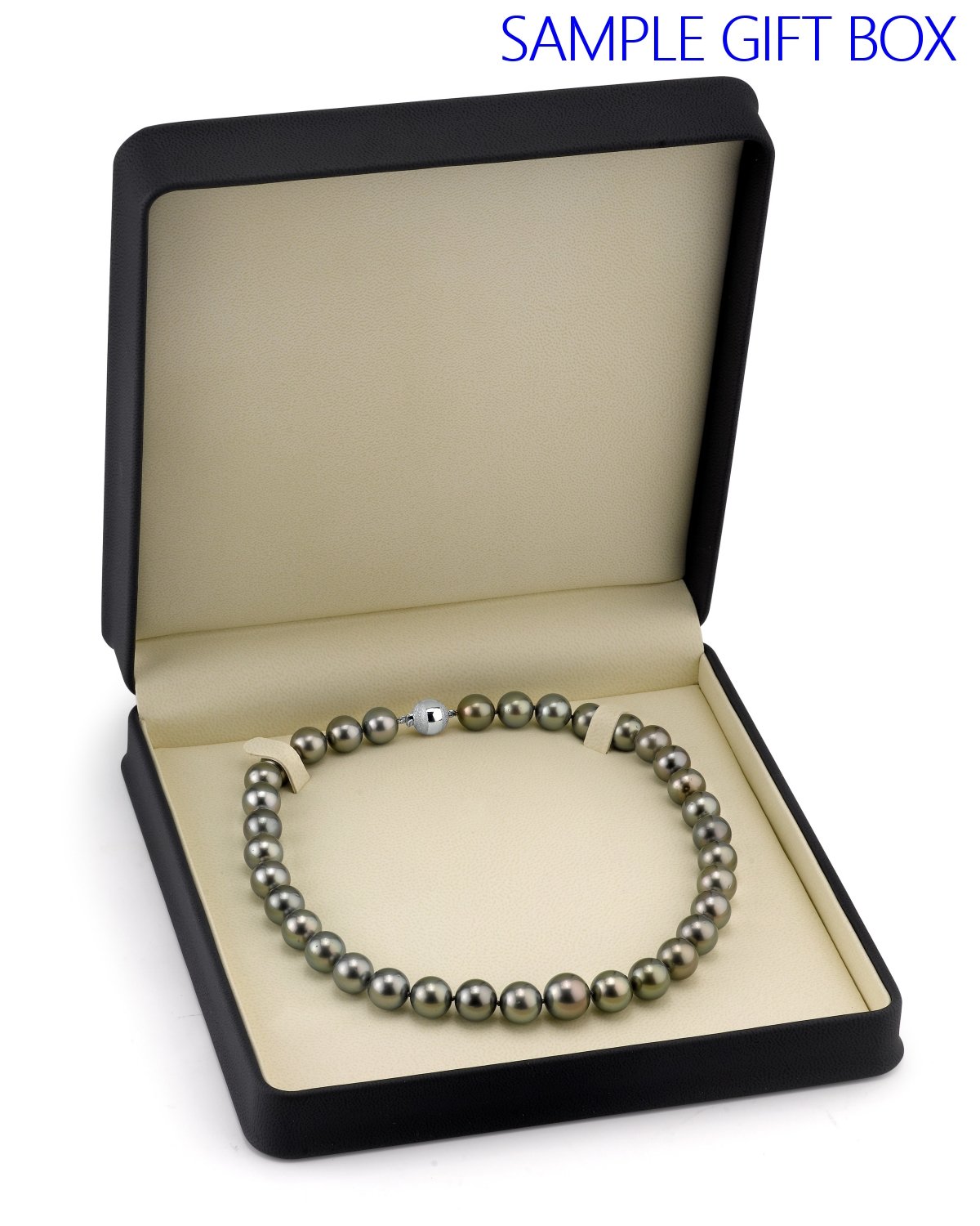 14K Gold 10-11mm Multicolor Tahitian Pearl Necklace for Elegant Occasions