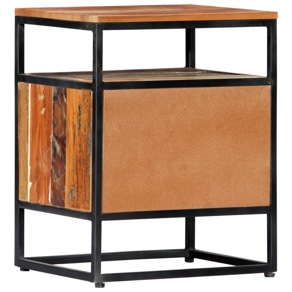 Modern Nightstand with Drawer & Shelf - 15.8