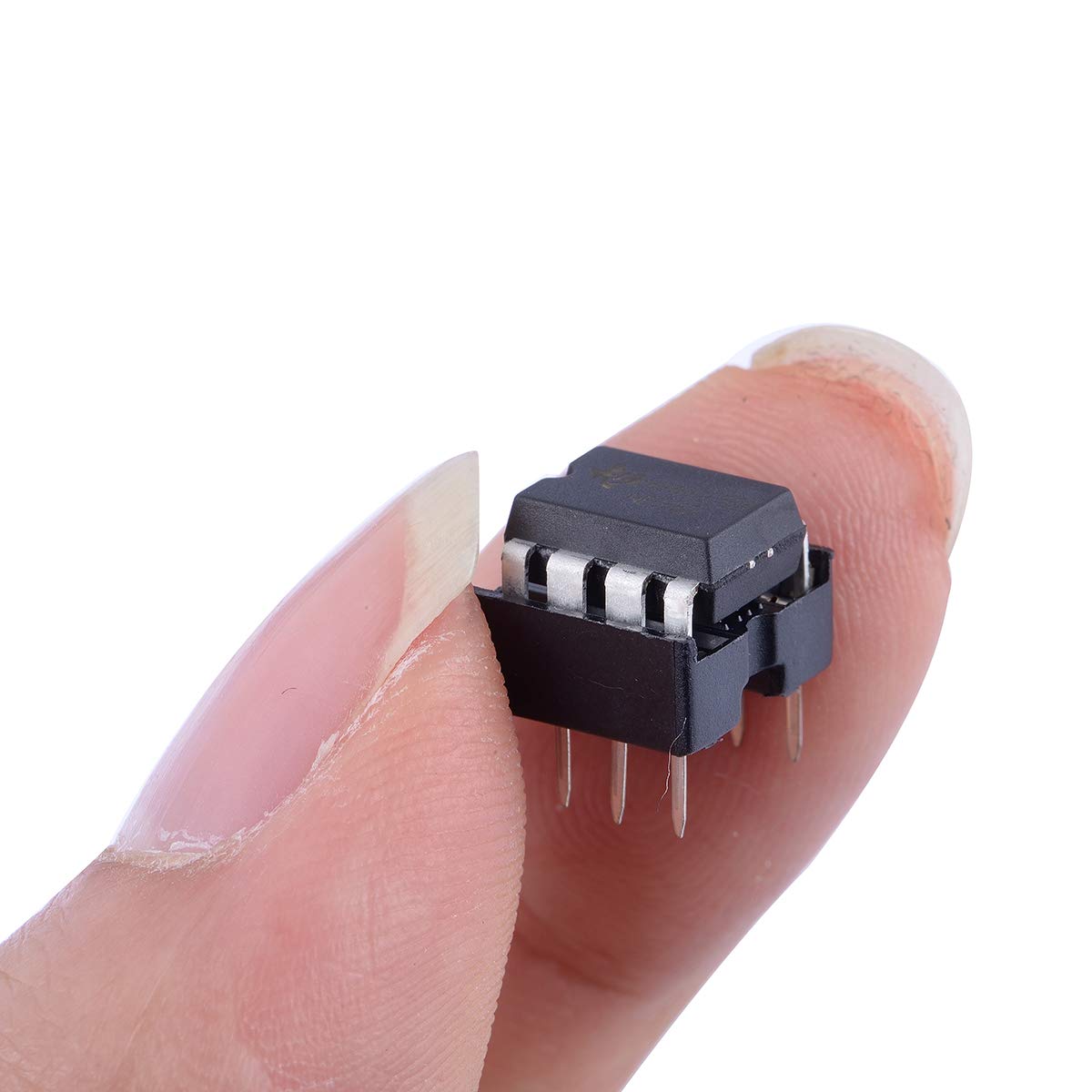 30Pcs NE555P Single Precision Timer IC with Sockets - NE555N Timer Chip, Pulse Generator for DIY Electronics, Arduino Projects & Circuit Prototyping (Pack of 30) CYT1108