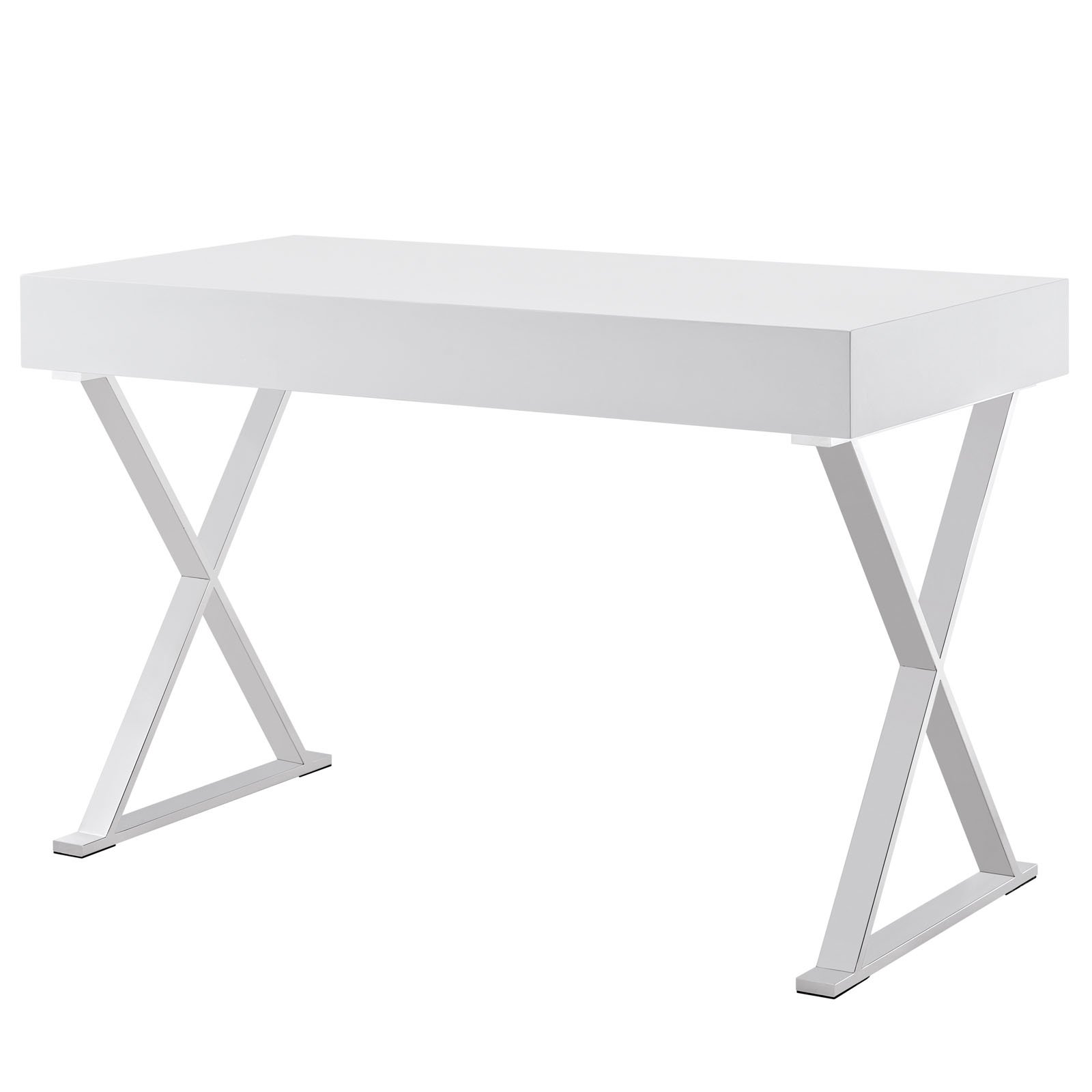 Modway White Office Desk - Modern Workspace Solution