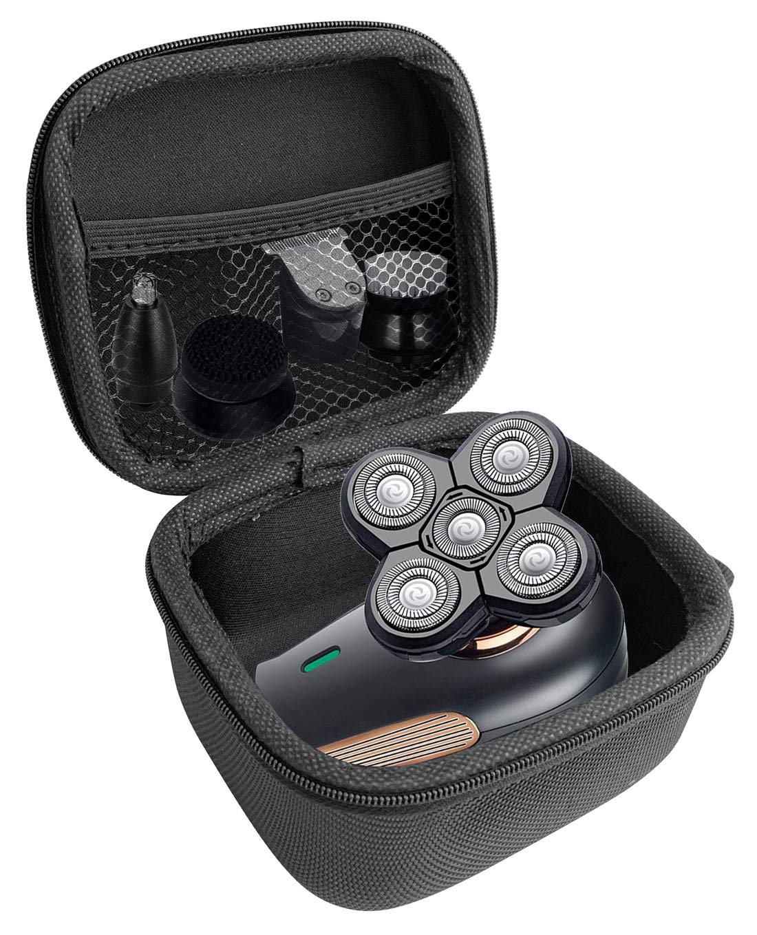 FitSand Hard Travel Case for IHeat 5-in-1 USB Rechargeable Electric Razor - Waterproof Shaver Storage Box for Men's Grooming Kit, Perfect for Home, Office & Travel Use