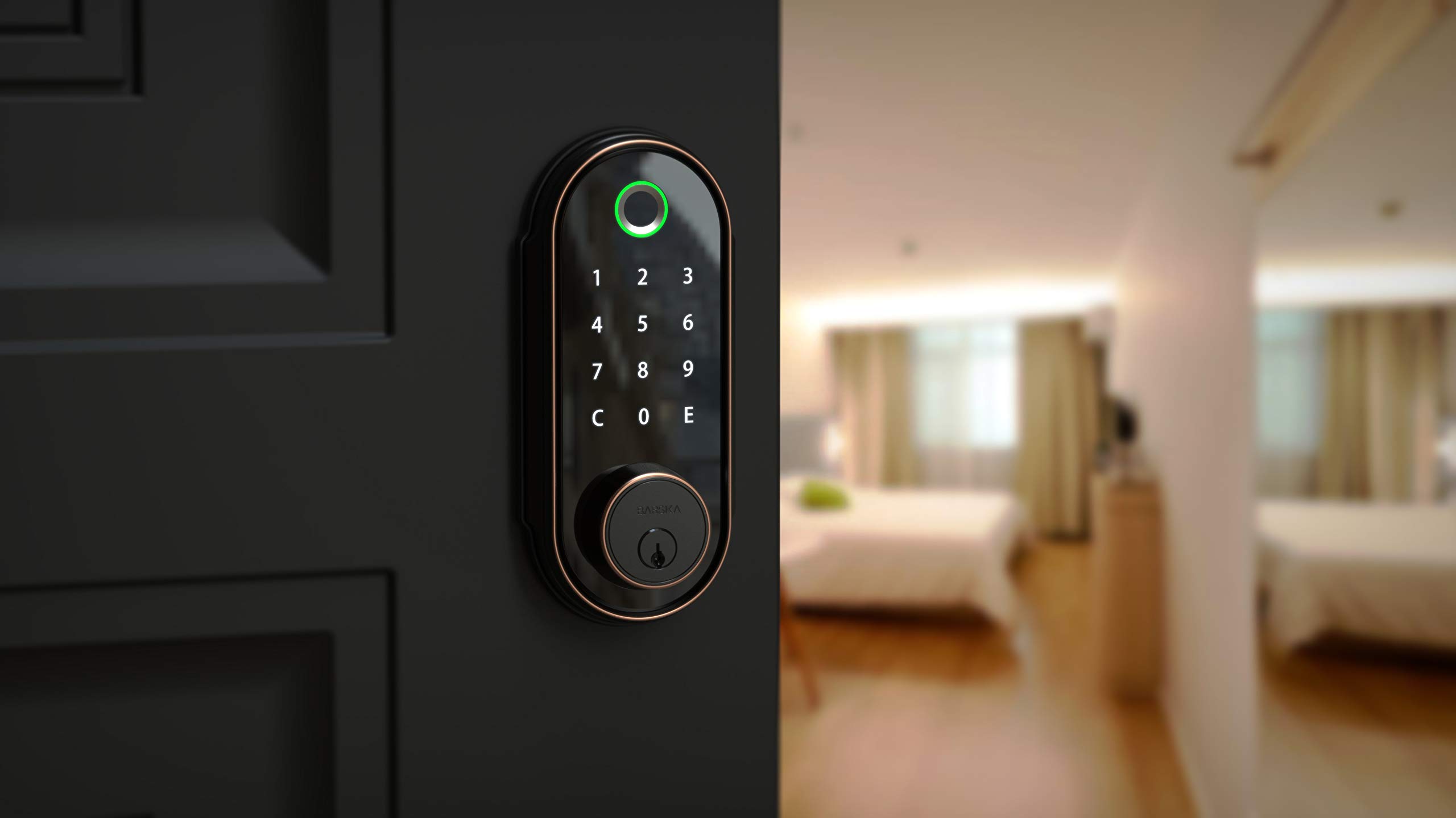 Smart Keyless Entry Door Lock - Electronic Keypad Deadbolt with Fingerprint & Touchscreen - Secure Your Home, Office or Apartment