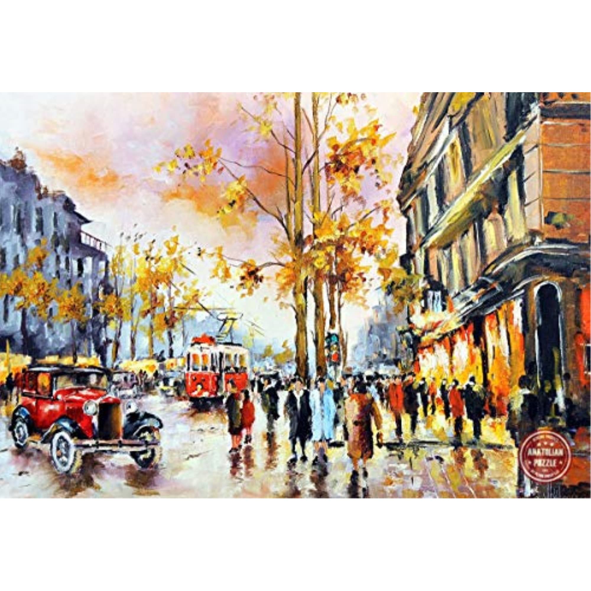500 Piece Jigsaw Puzzle - Evening in Istanbul Anatolian Puzzle #3563 | Challenging Adult Puzzle for Relaxation & Stress Relief | Perfect for Family Game Night & Home Decor