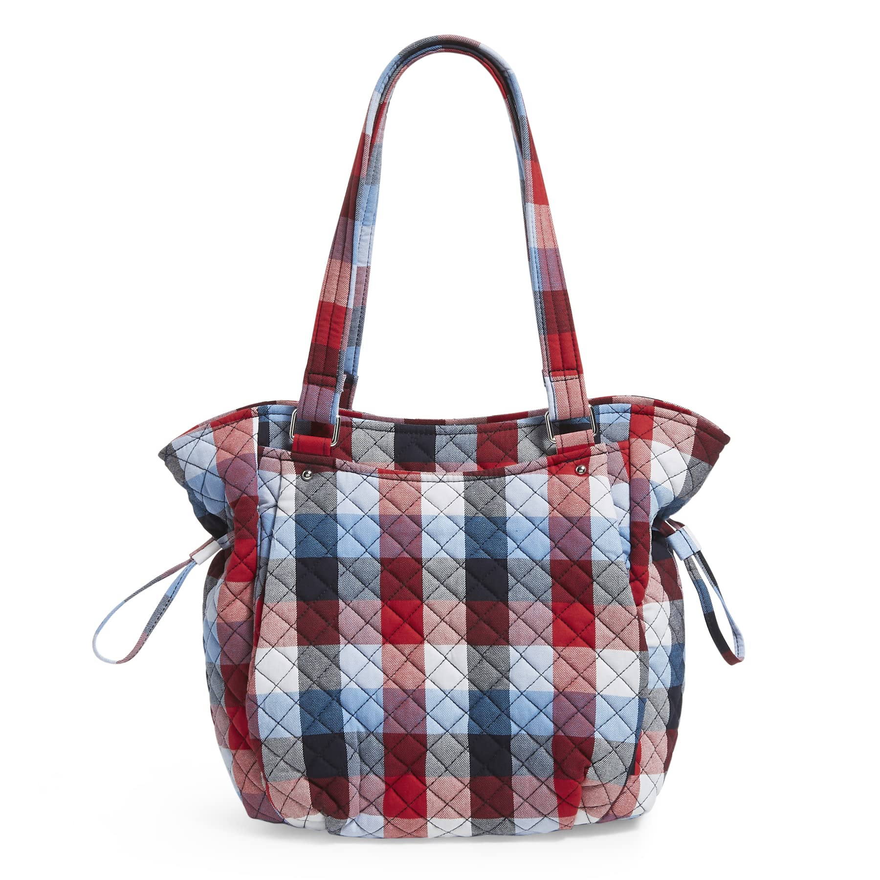 Vera Bradley Women's Cotton Glenna Satchel Purse - Stylish Crossbody Handbag for Work, Travel & Everyday Use | Lightweight & Durable Shoulder Bag