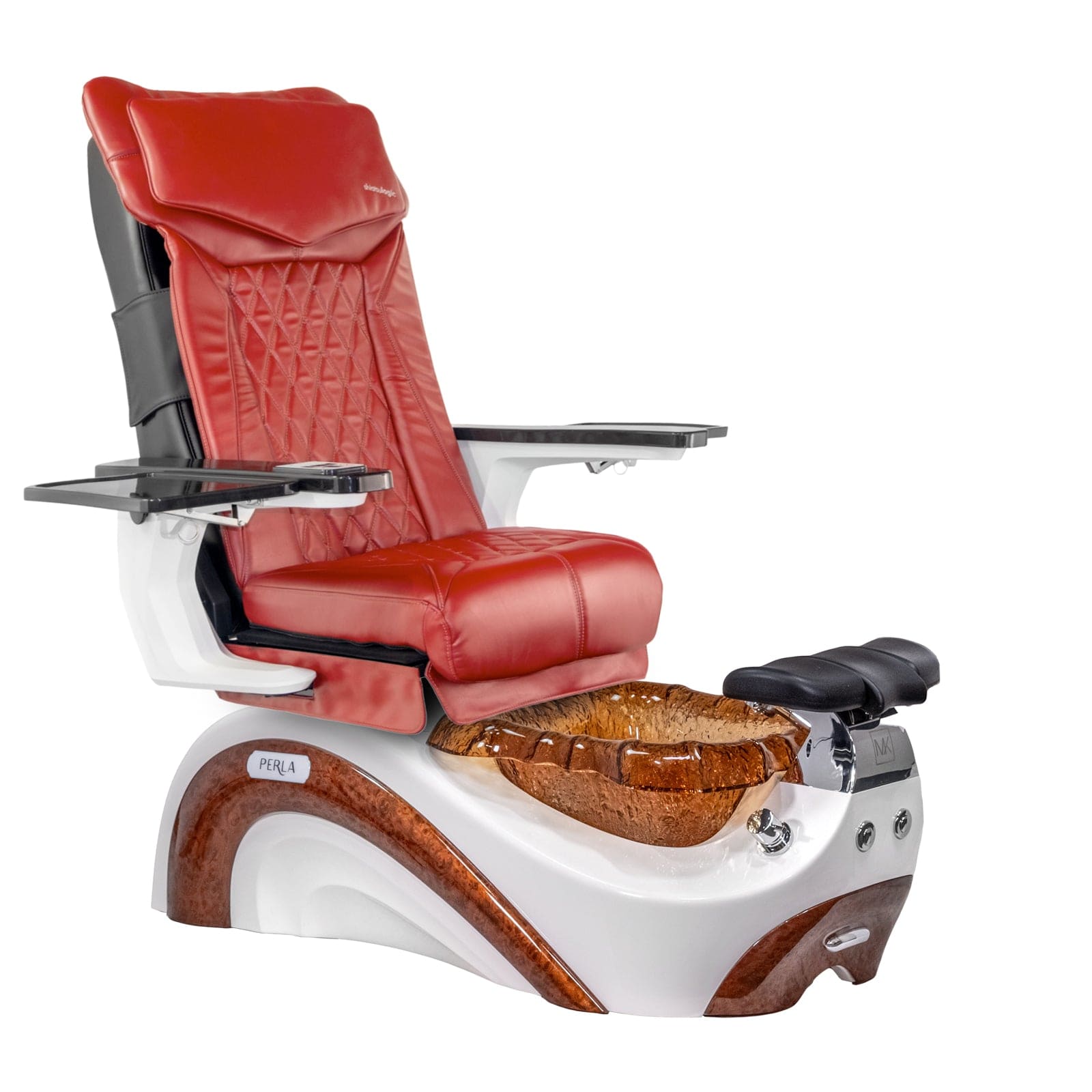 PERLA Shiatsulogic DX Professional Pedicure Spa Chair - Electric Massage & Heated Foot Bath for Salon & Home Use