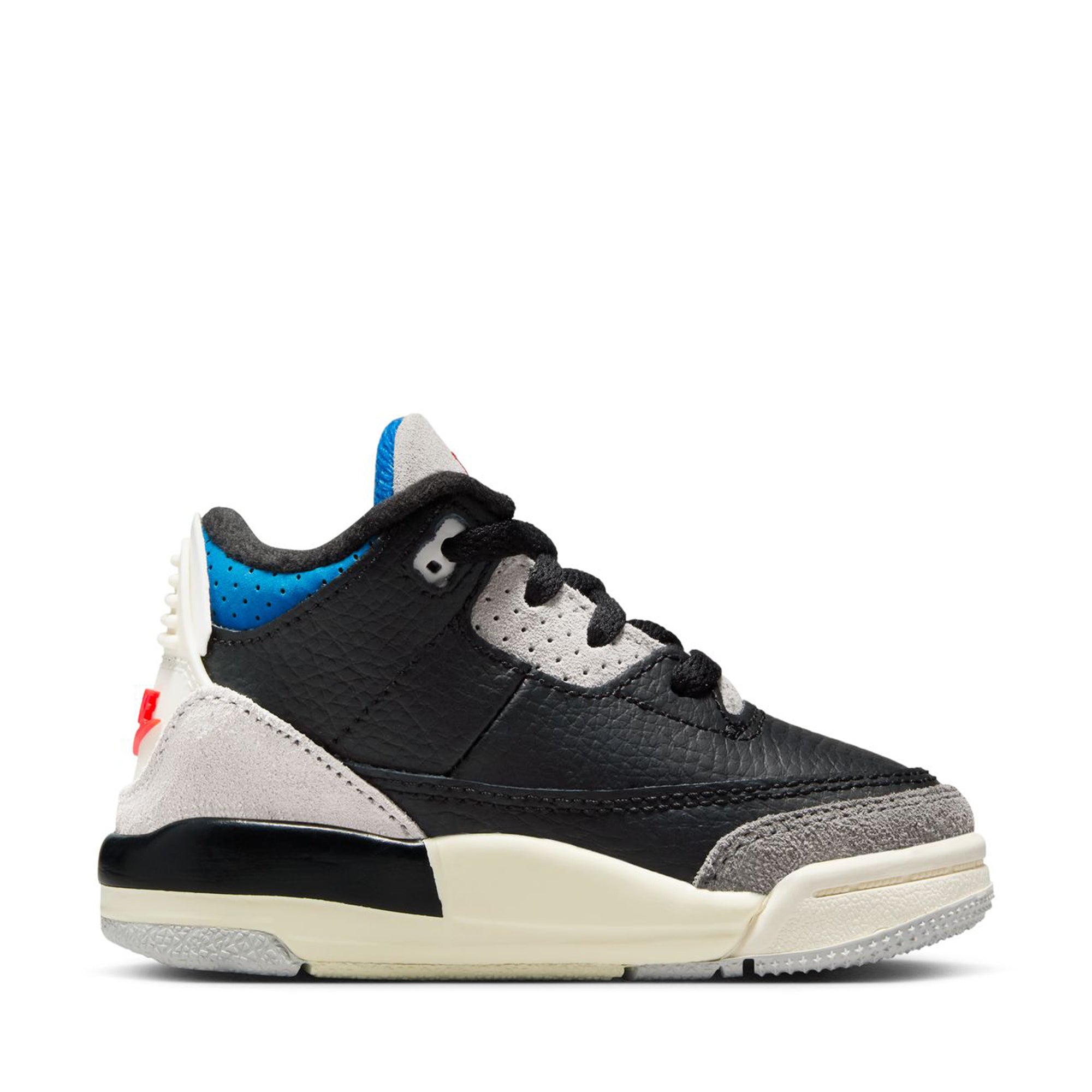 Jordan 3 Retro OG 'Rare Air' (TD) Sneakers - Black/Chile Red Basketball Shoes for Men - Perfect for Streetwear Fashion & Court Performance