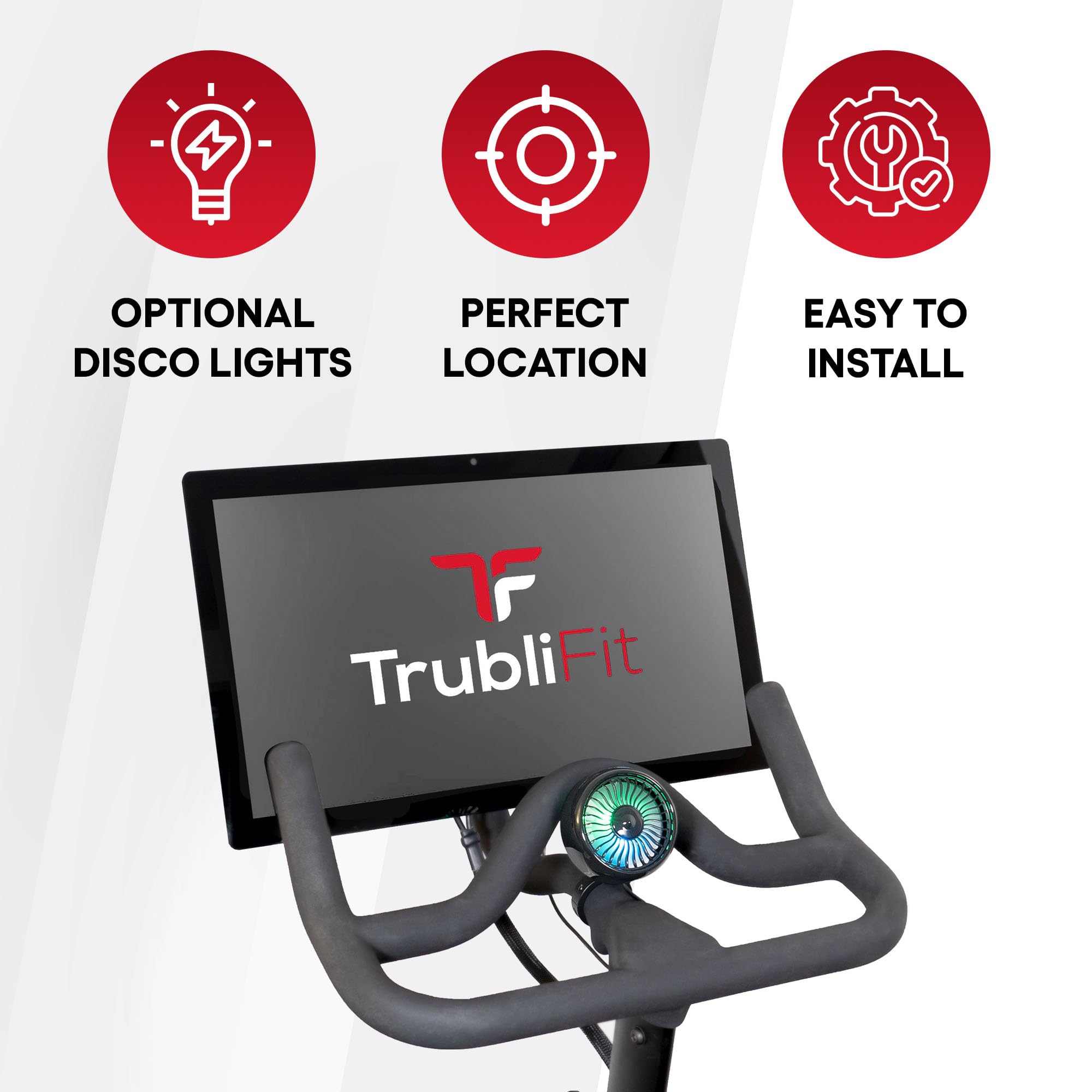 Peloton Bike & Treadmill Fan - Compatible with Original, Bike+, and Tread - No Batteries Needed - Perfect for Home Gym Workouts and Indoor Cycling Sessions