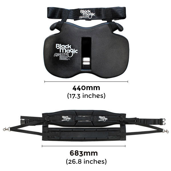 Black Magic Equalizer MMA Fighting Belt & Harness Set - Premium Martial Arts Training Gear for Boxing, Muay Thai & Combat Sports