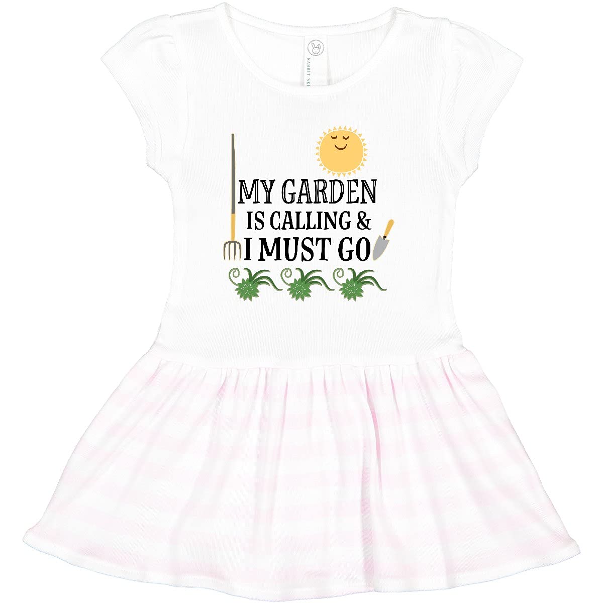 Inktastic Funny Gardening Toddler Dress - 