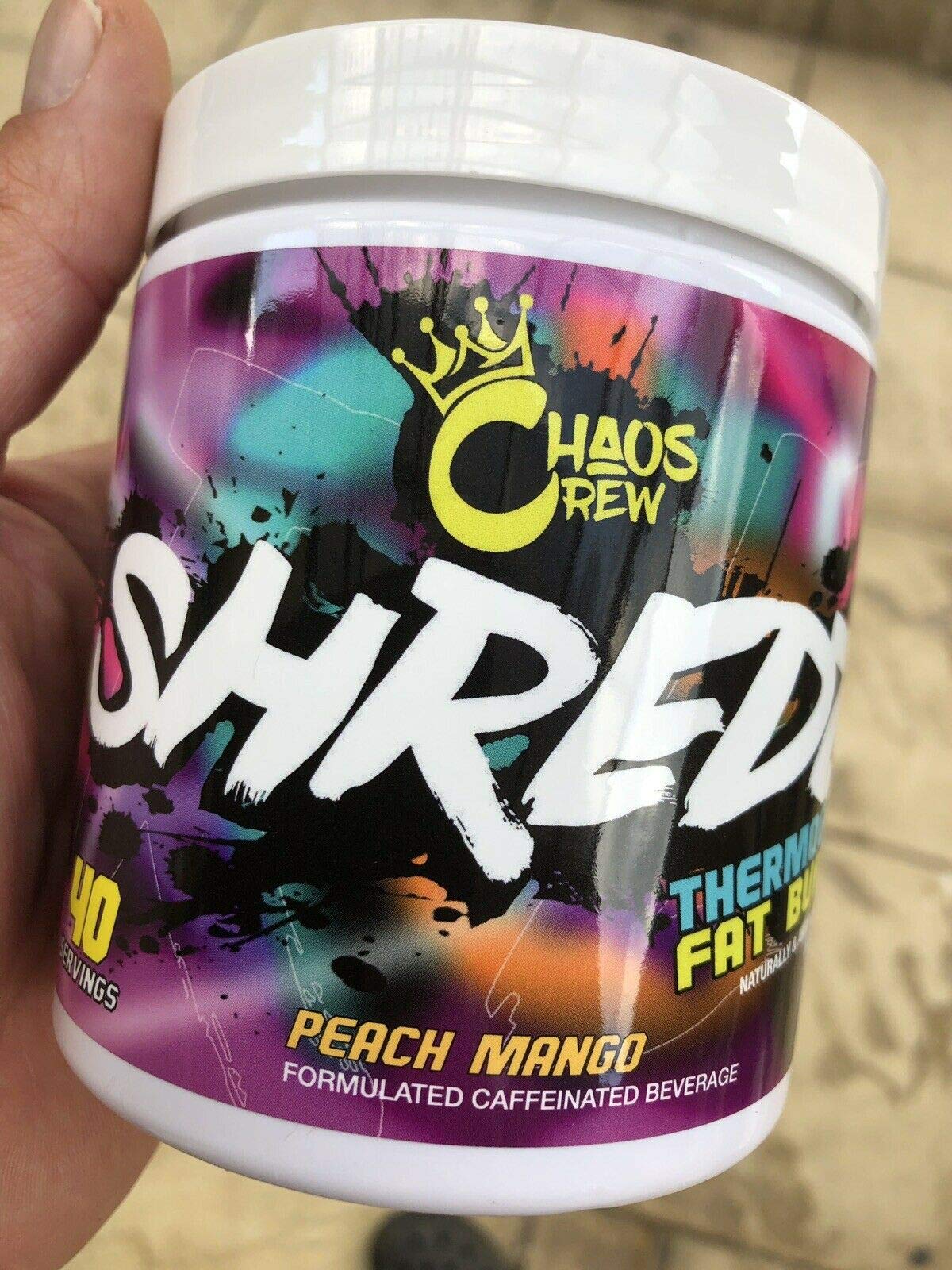 Chaos Crew Shredz 252g - Premium Pre-Workout Supplement for Energy & Focus | Ideal for Gym, Fitness & Bodybuilding