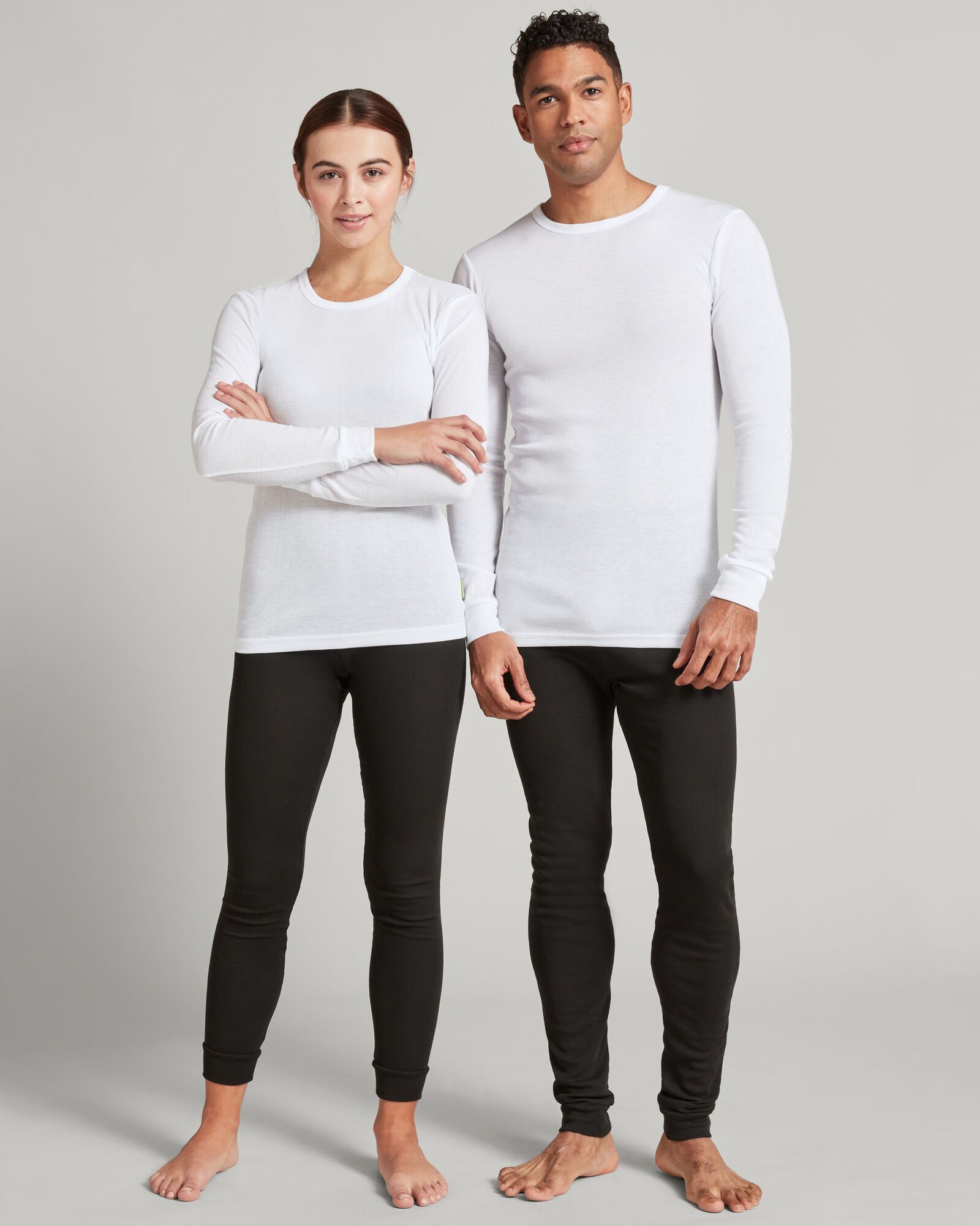 KMDCore Women's Long Sleeve T-Shirt - Soft Cotton Basic Top for Casual Wear (White) | Perfect for Layering, Office & Everyday Outfits