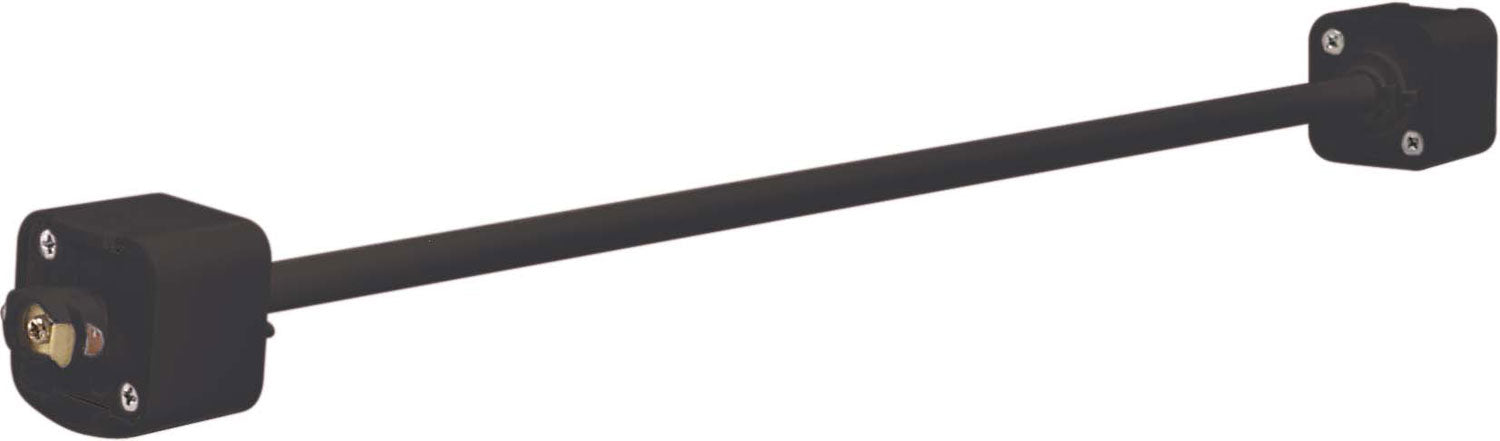 48-Inch Black Extension Wand for Track Lighting - Adjustable Light Fixture Pole for Home, Office, and Retail Display Lighting