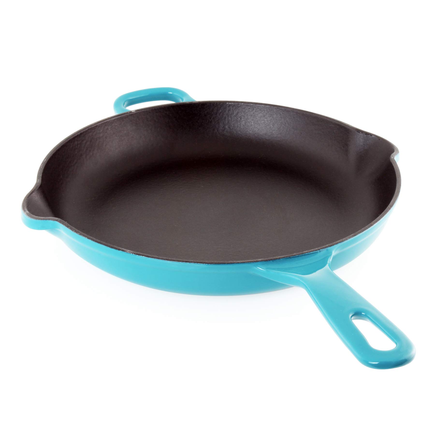 Premium Chantal Enameled Cast Iron 10-Inch Skillet - Sea Blue | Durable Non-Stick Cookware for Searing, Frying & Baking | Perfect for Stovetop, Oven & Camping Use