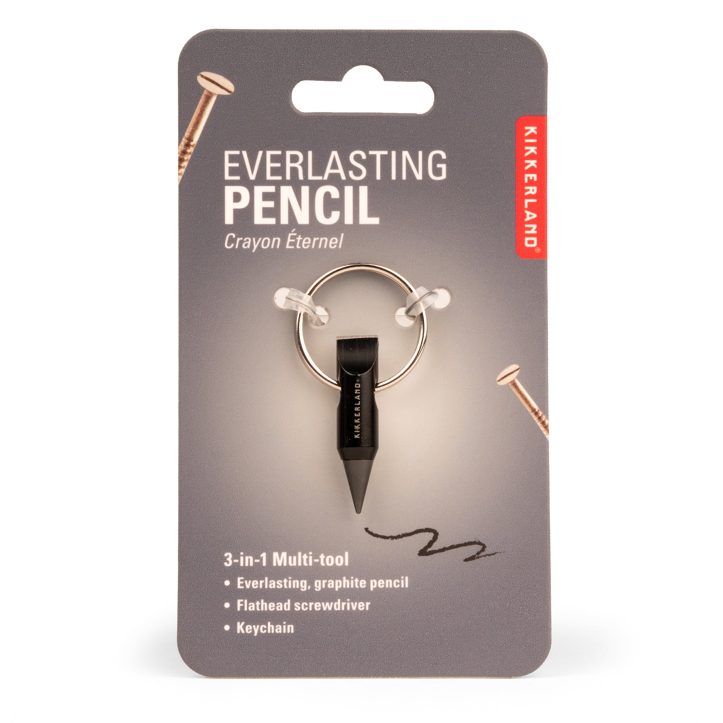 Everlasting Pencil Keychain - Never Needs Sharpening, Durable & Portable Writing Tool for Everyday Use - Perfect for Office, School, Travel & Gifts