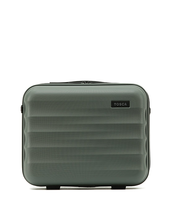 Tosca Interstellar 2.0 2-Piece Luggage Set - 20in Carry-On & Vanity Case in Moss Green | Perfect for Travel, Business Trips & Weekend Getaways