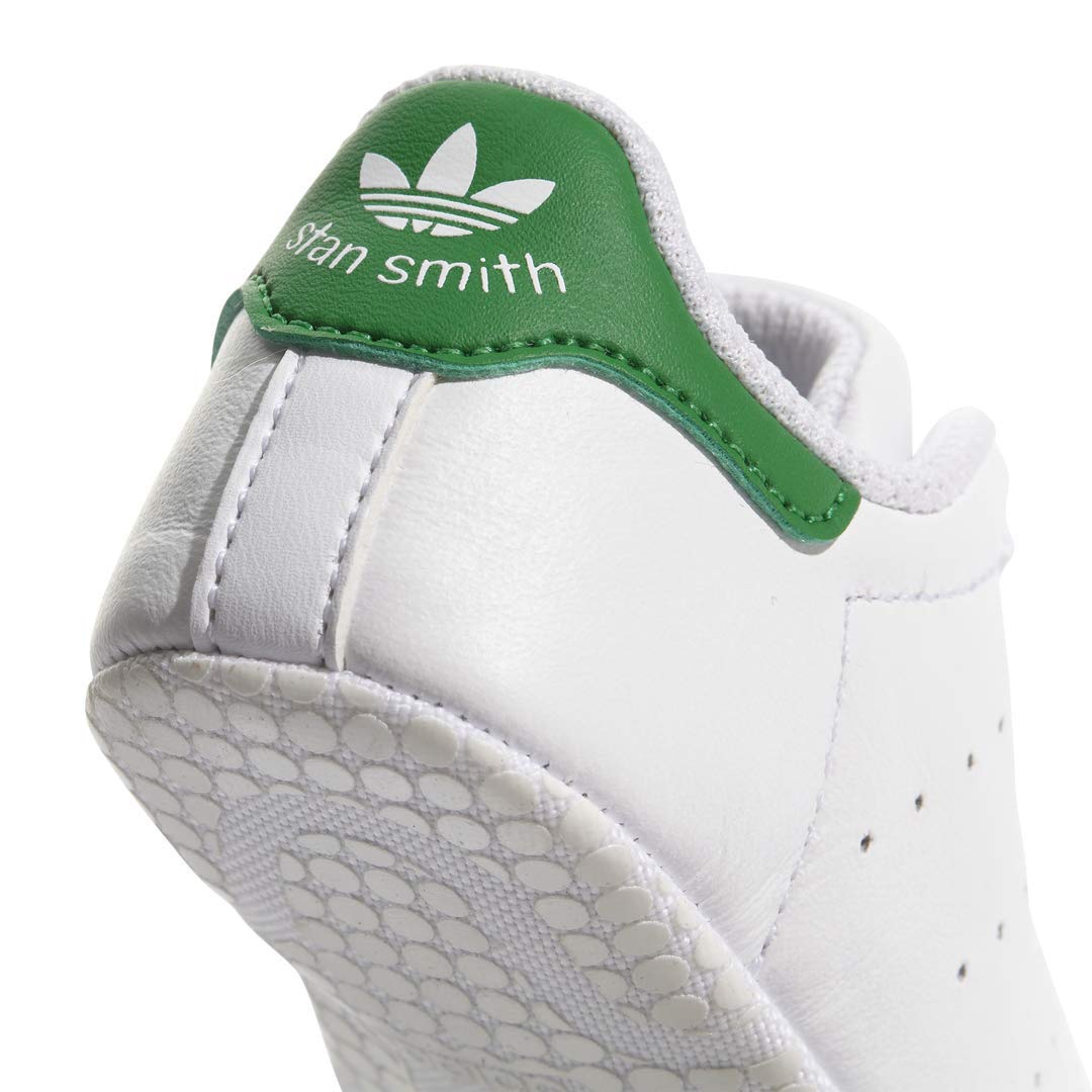 Adidas Originals Baby Boys Stan Smith Crib Shoes - Classic White Sneakers for Toddlers & Infants - Perfect for First Steps, Playtime & Casual Outings