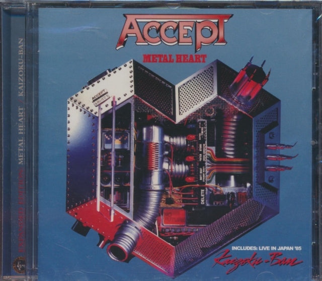 Accept CD - Metal Heart Album | Heavy Metal Music for Fans & Collectors | Perfect for Home Listening & Gifting
