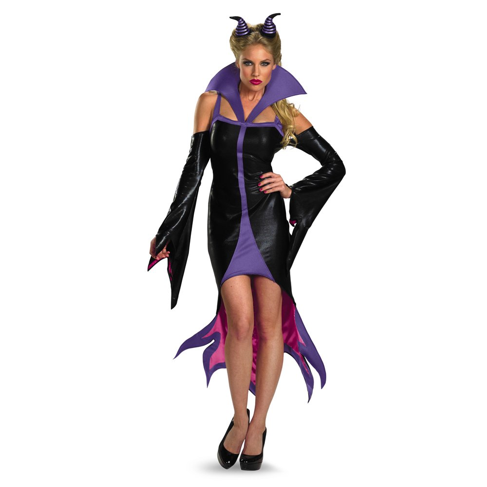 Disney Maleficent Costume for Women - Elegant Sassy Halloween Dress | Perfect for Cosplay, Halloween Parties & Themed Events
