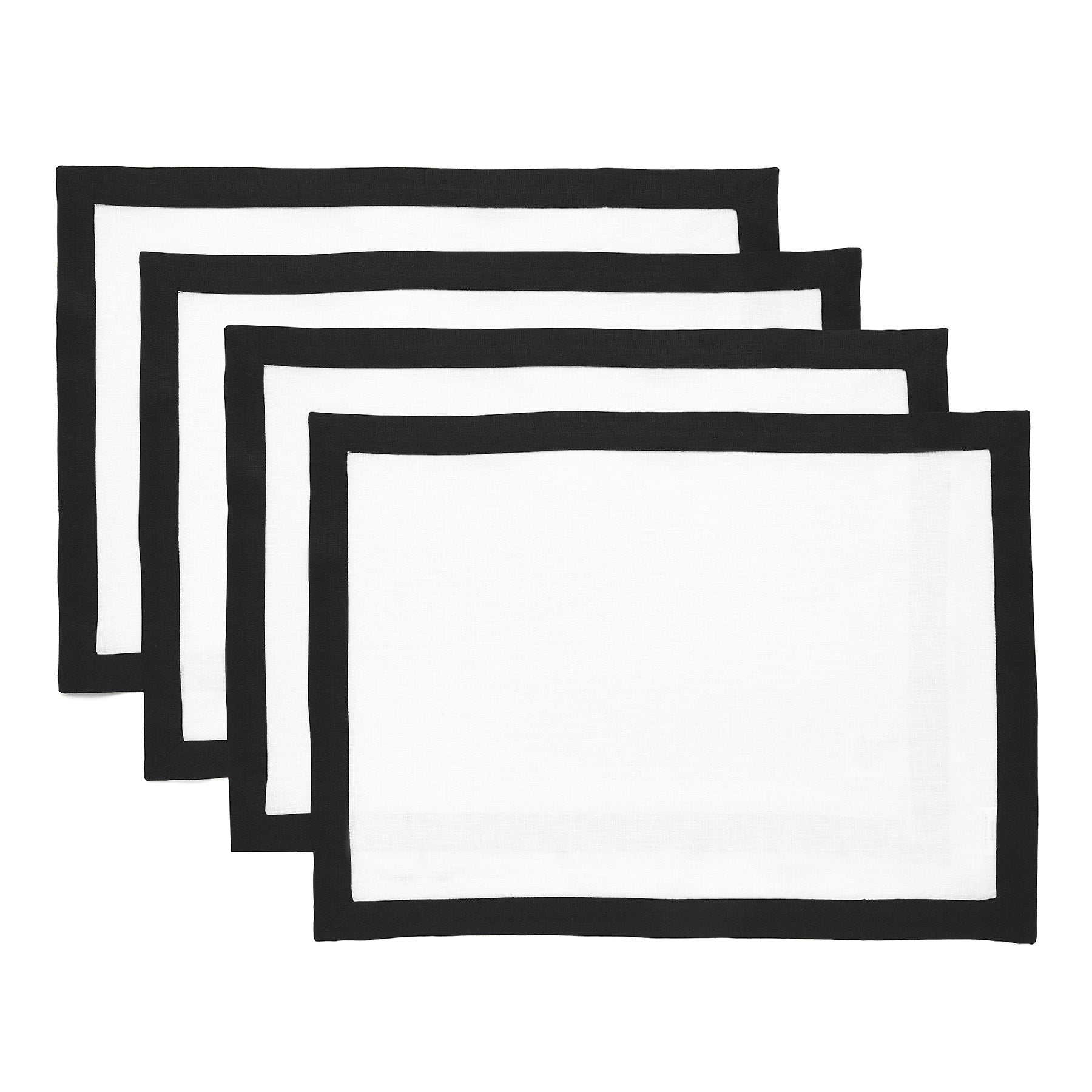 Premium Classic Cotton Placemats Set of 4 - Elegant Table Decor for Dining Room, Kitchen & Holiday Gatherings
