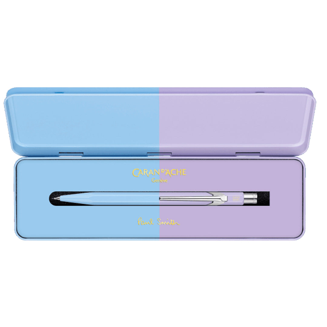 Caran d'Ache 844 Mechanical Pencil - Limited Edition Paul Smith Sky Blue & Lavender - Premium Swiss Writing Instrument for Artists, Designers & Professionals - Perfect for Sketching, Note-Taking & Creative Work