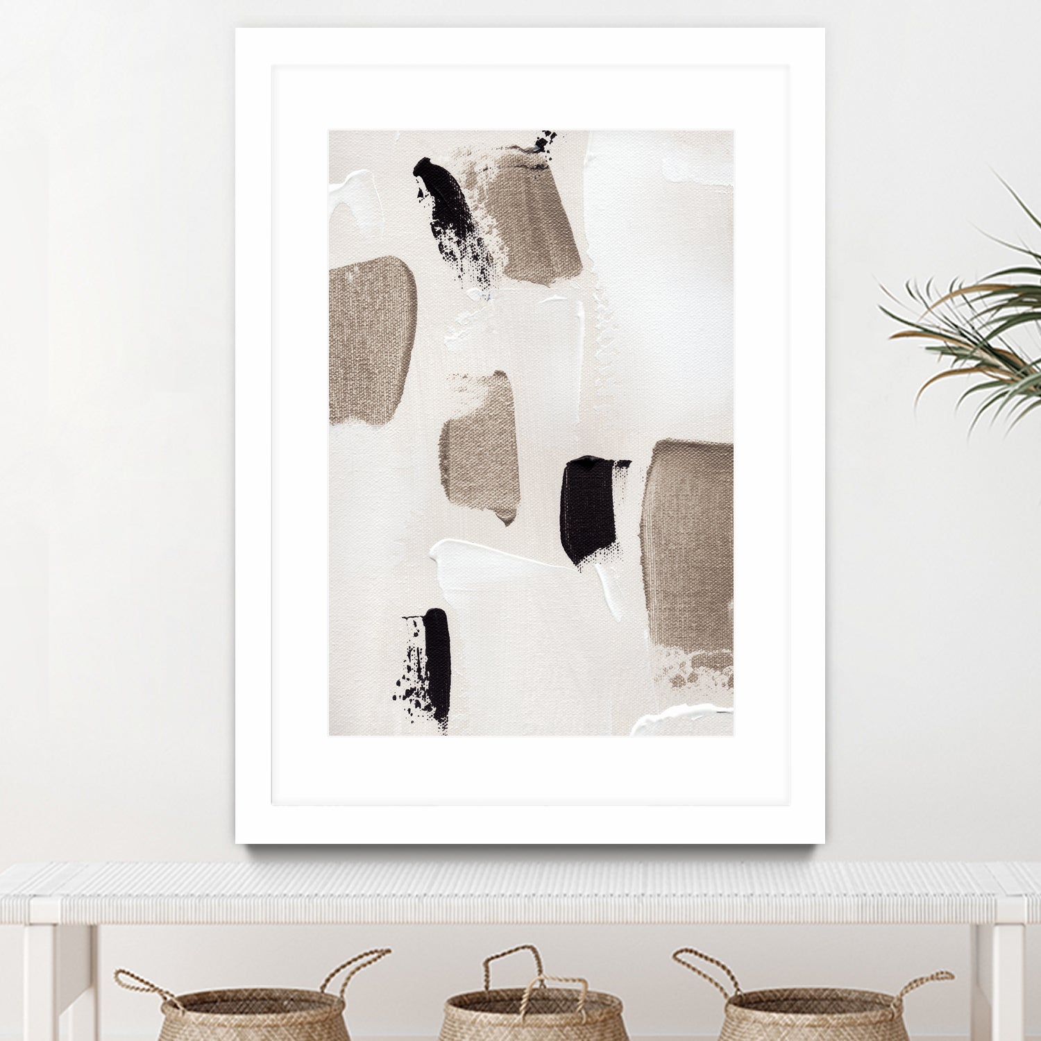 Abstract Swipes No 1 - Modern Abstract Art Prints for Home & Office Decor - Perfect for Living Rooms, Bedrooms, and Workspaces