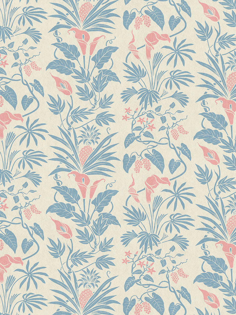 Little Botanist Wallpaper Sample - Peel & Stick Removable Wallpaper for Nursery, Bedroom, Office - Floral Botanical Design - Easy DIY Home Decor