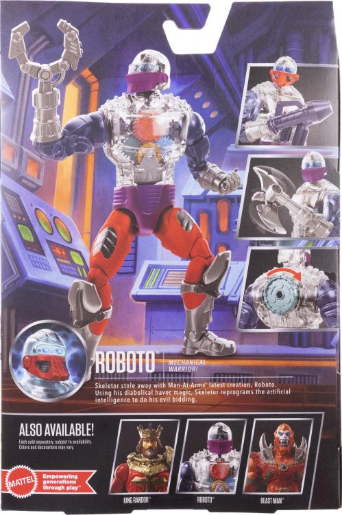 Roboto Masters of the Universe Masterverse New Eternia Action Figure - He-Man Collectible Toy for Adults & Kids - Perfect for Display, Play & Collection - Battle-Ready for Epic Adventures