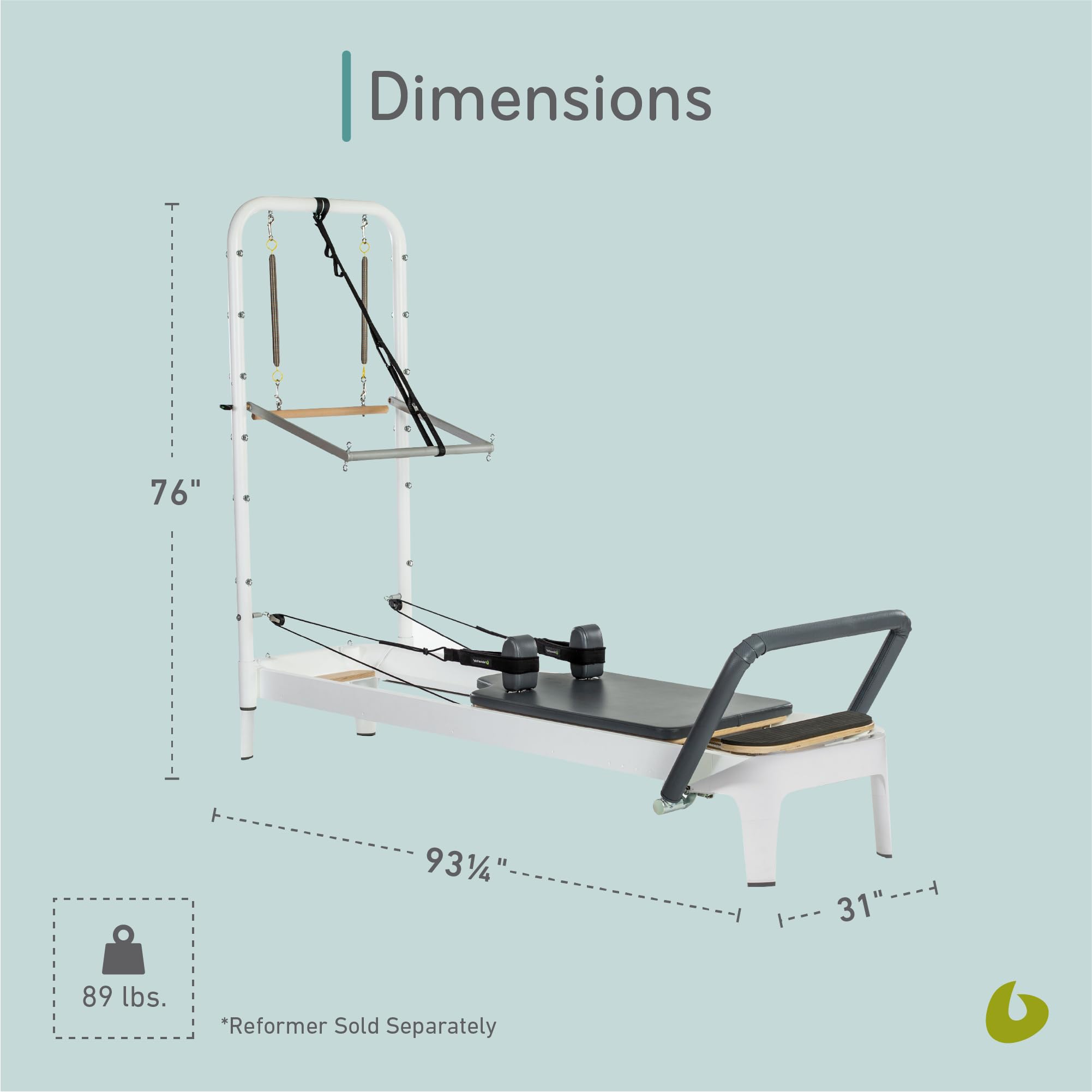 **Balanced Body Mat Retrofit Kit for Allegro 2 Reformer – Pilates Reformer Accessory for Home & Studio Workouts – Enhance Stability & Comfort for Pilates Exercises**