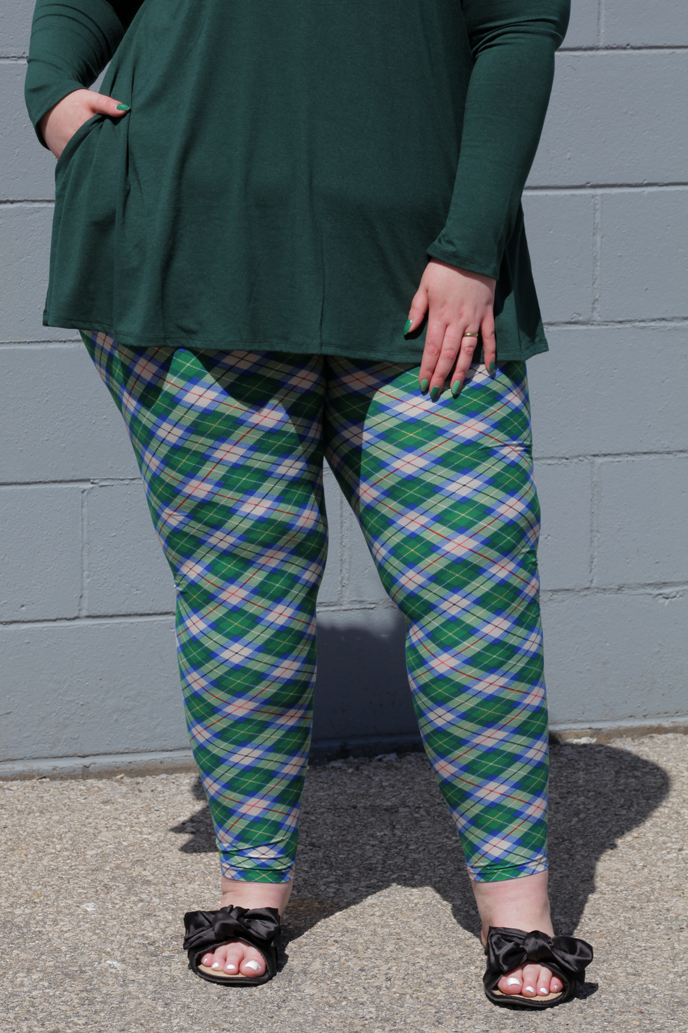 Lucky Plaid Plus Size Flannel Shirt for Women (3X 5X) - Comfortable & Stylish Oversized Top for Casual Wear, Fall Fashion, and Layering Outfits