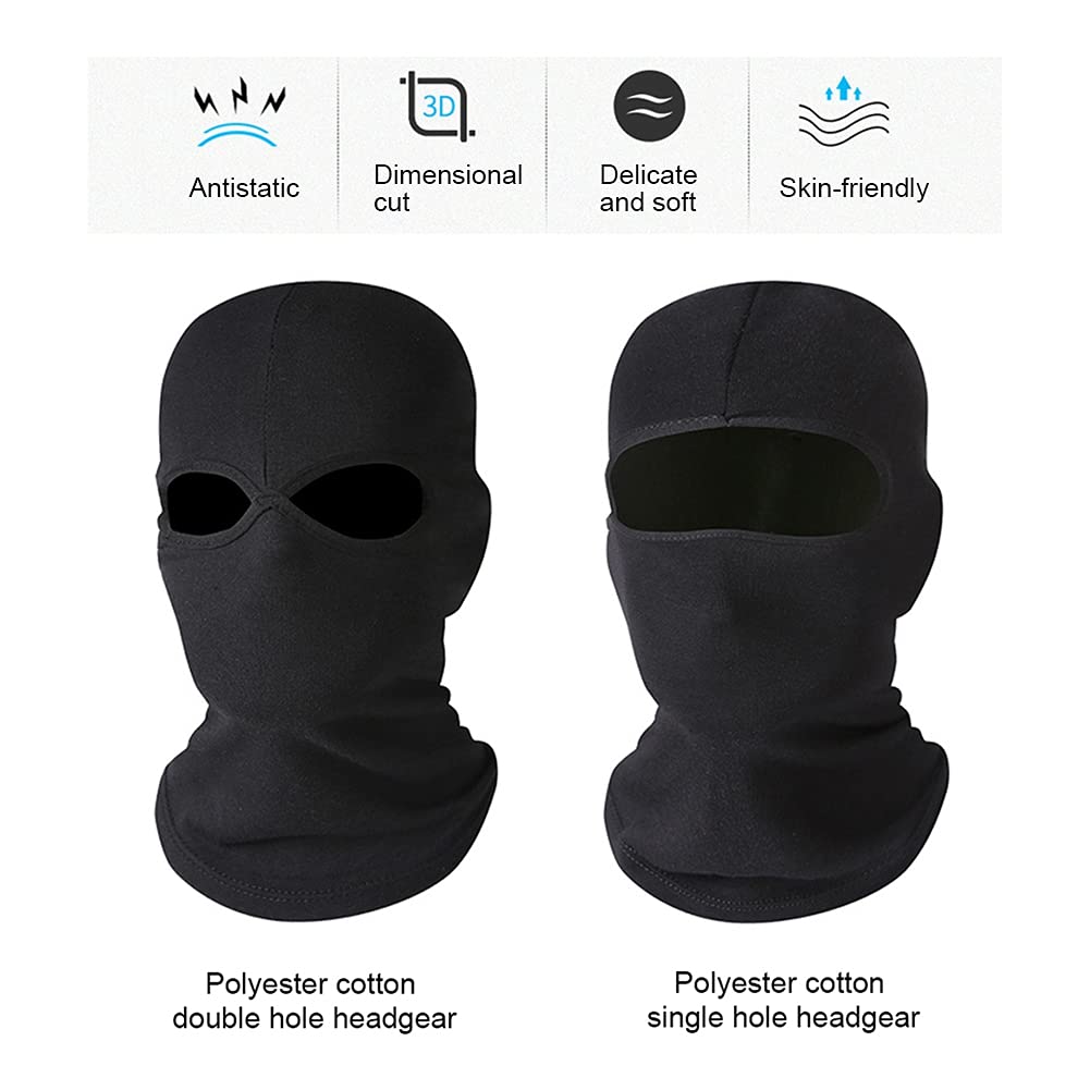 Ochine Full Face Ski Mask - Winter Balaclava for Men & Women - Thermal Knitted Face Cover for Skiing, Snowboarding & Outdoor Sports - Windproof & Breathable Cold Weather Gear