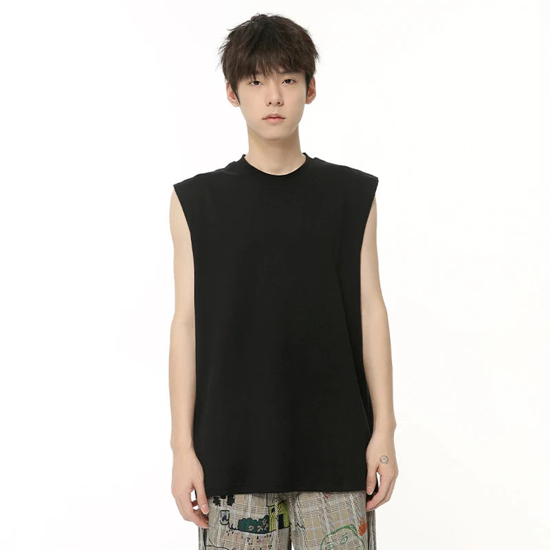 American Design Men's Casual T-Shirt - Round Neck Short Sleeve Loose Fit Pullover Top with Hood Hole | Summer Fashion Tee for Streetwear, Gym & Everyday Wear | Style 9C6376
