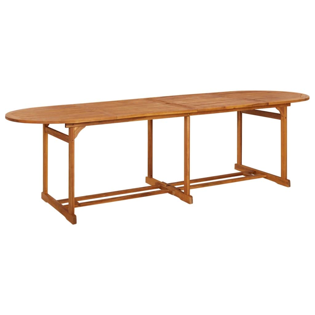 Solid Acacia Wood Outdoor Patio Table 110.2
