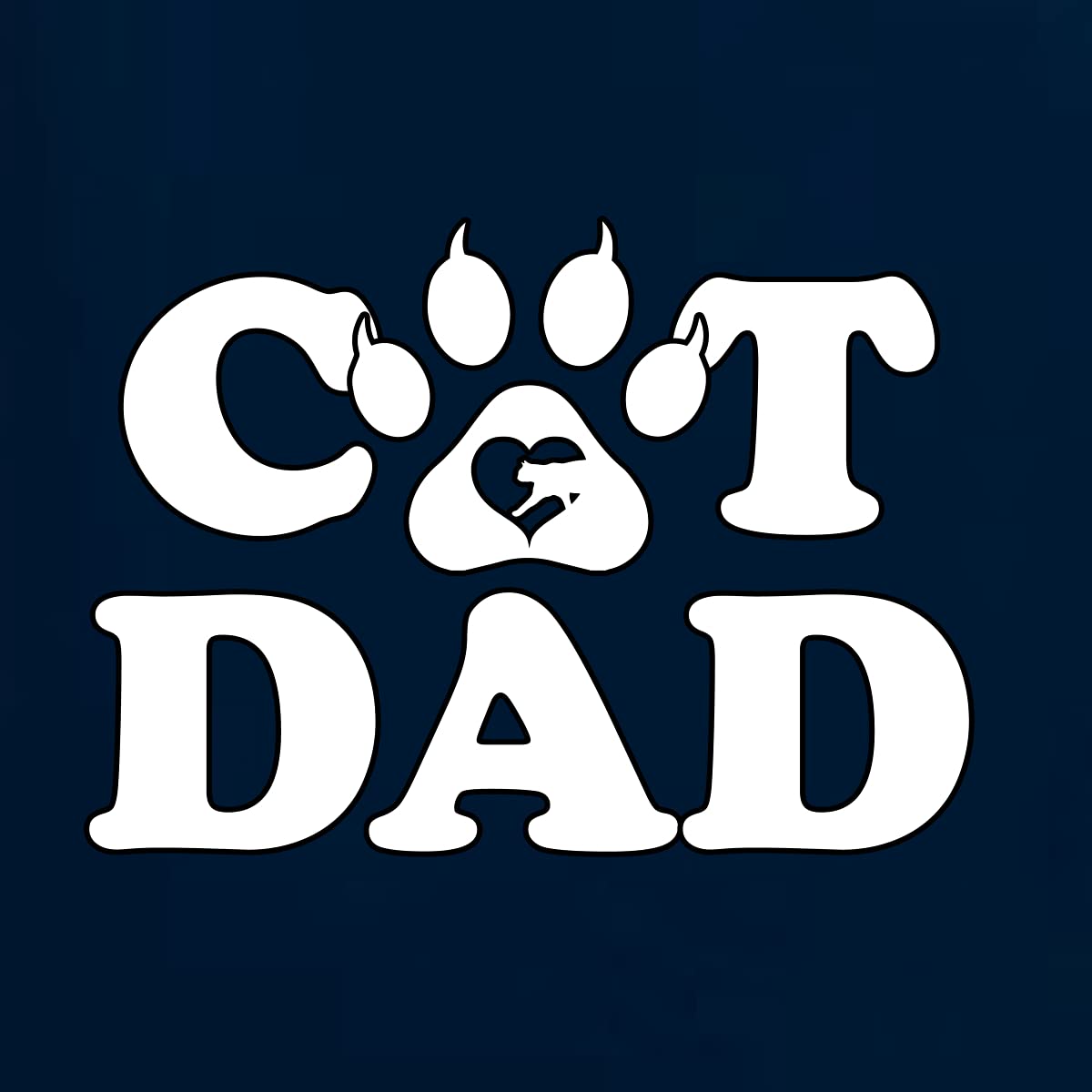 Wild Bobby Best Cat Dad Daddy Gift - Funny Pop Culture Unisex Graphic Hoodie Sweatshirt for Men & Women | Perfect for Father's Day, Birthday & Cat Lovers