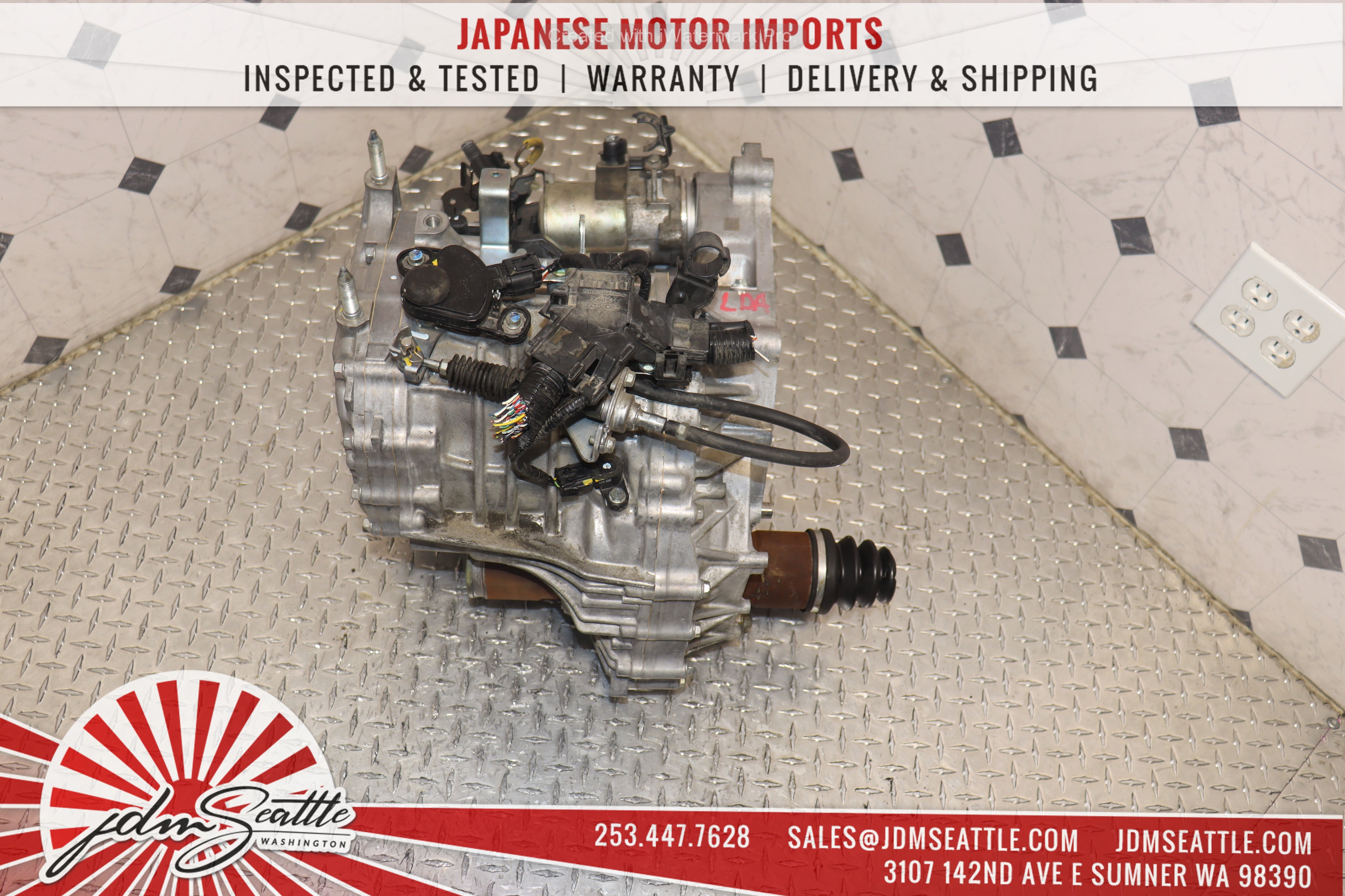 JDM 10-11 Honda Insight Hybrid CVT Automatic Transmission LDA MF6 - Compatible with 2010-2011 Honda Insight Models - Perfect for Smooth Gear Shifting & Fuel Efficiency