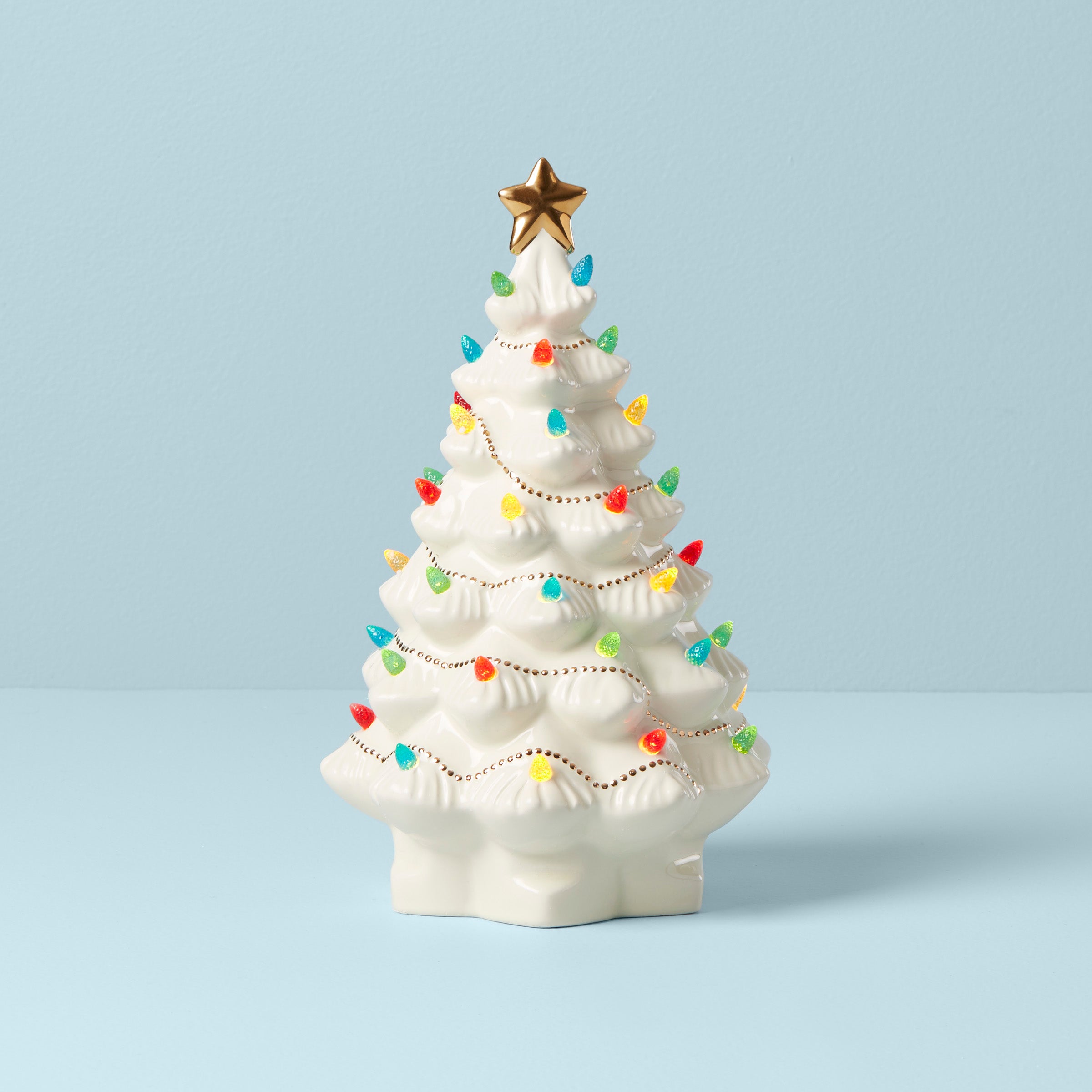 Treasured Traditions Ivory Lit Christmas Tree - Elegant Holiday Decor for Home, Office & Festive Gatherings