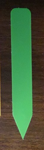 100 Pack 4 Inch Green Plastic Plant Stake Labels - Waterproof Garden Markers for Seedlings, Herbs & Flowers - Perfect for Plant Identification & Organization in Pots, Beds & Greenhouses