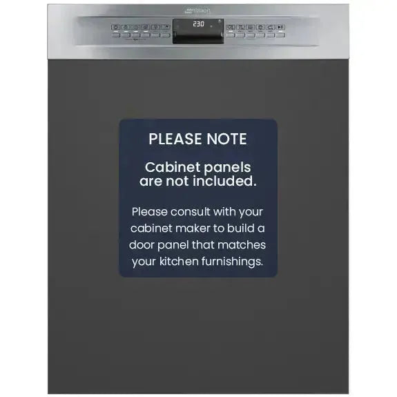 Smeg 60cm Semi-Integrated Built-In Dishwasher - Energy Efficient & Quiet for Modern Kitchens | Perfect for Small Families & Open-Plan Homes