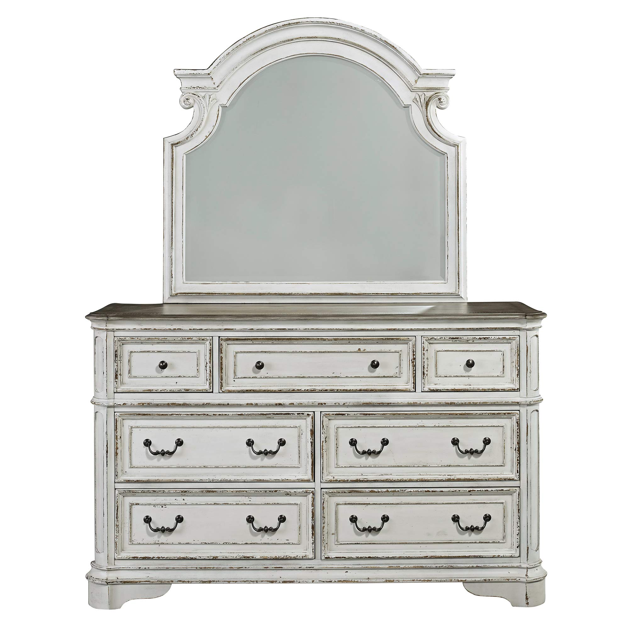 Liberty Furniture Magnolia Manor Dresser with Mirror - 64