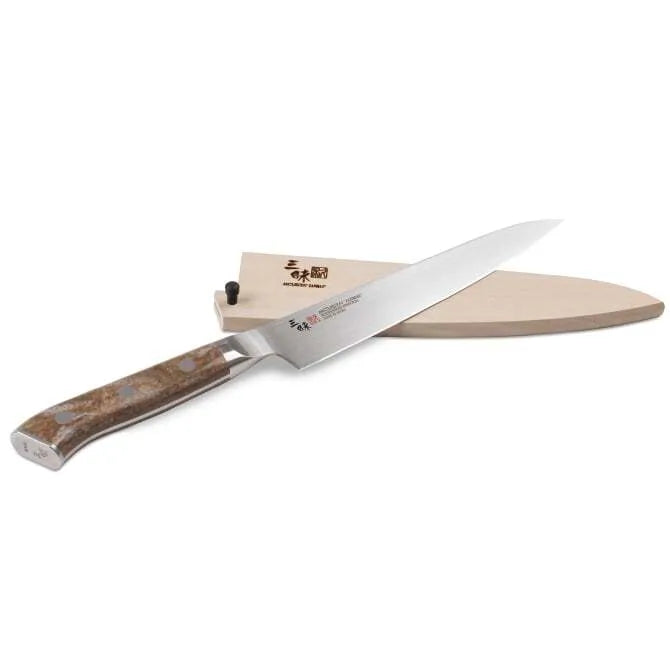 Zanmai Pro Petty SE 5.9 Inch Japanese Chef Knife with Saya Sheath - Premium Kitchen Knife for Slicing, Dicing & Precision Cutting - Perfect for Home Chefs & Professional Kitchens
