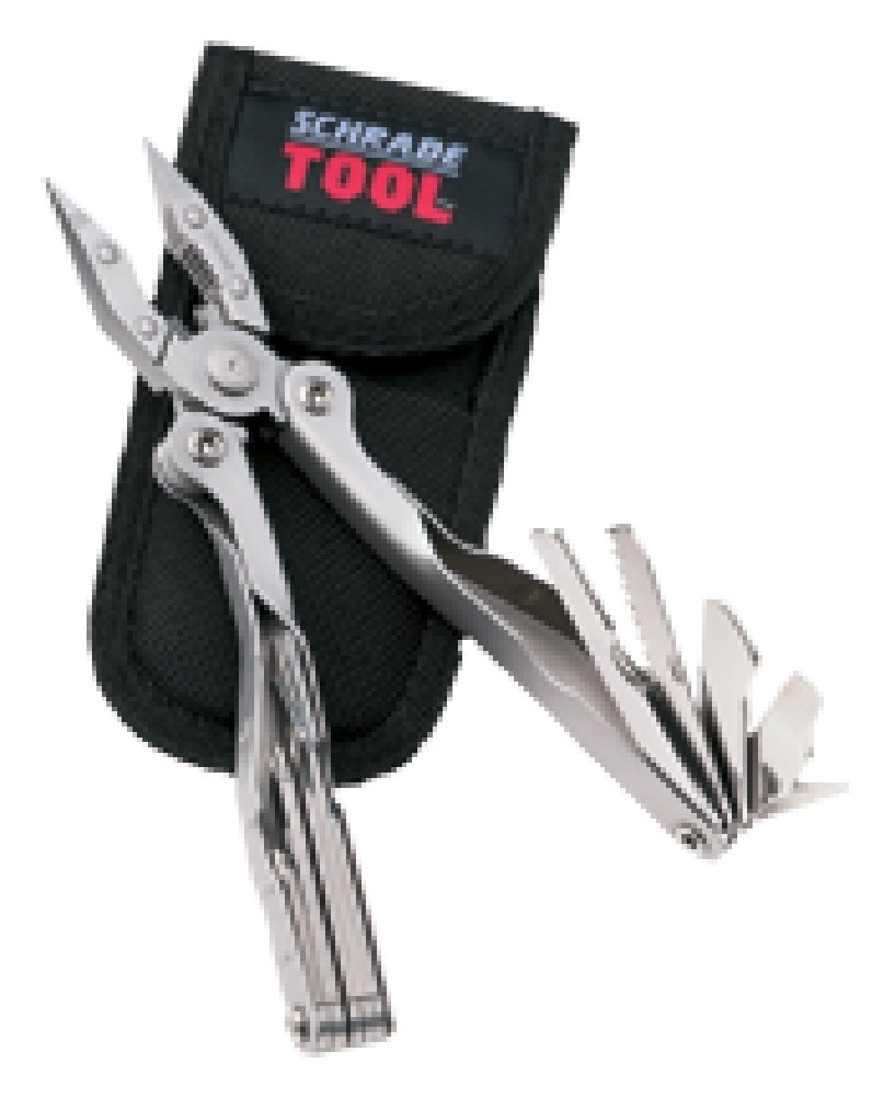 Schrade Tough Multi-Tool with 20-in-1 Functions & Nylon Pouch - Perfect for Camping, Hiking, Survival & Outdoor Adventures