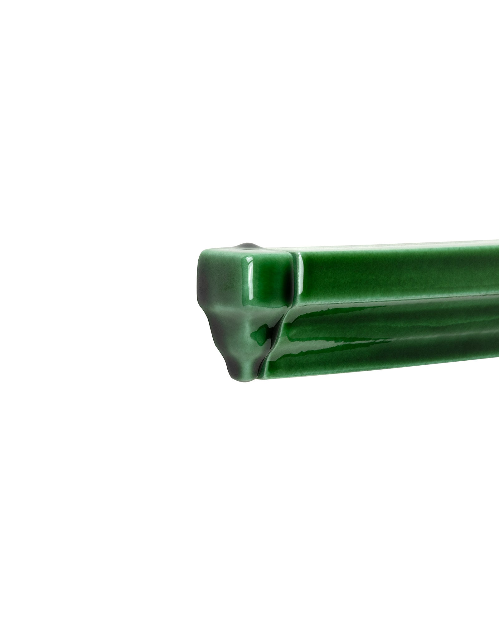 Kakel Victoria Corner Trim for Baseboard 3.5 x 15 cm Bottle Green - Perfect for Bathroom & Kitchen Tile Edging Protection
