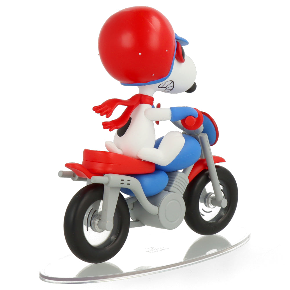 Peanuts Series 13 Motocross Snoopy Collectible Figurine - Premium UDF Vinyl Statue for Display, Gifts & Anime Fans