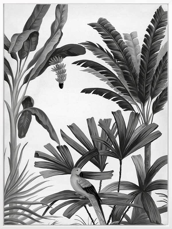 Dominica III Canvas Art Print - Tropical Island Landscape Wall Decor for Living Room, Bedroom & Office