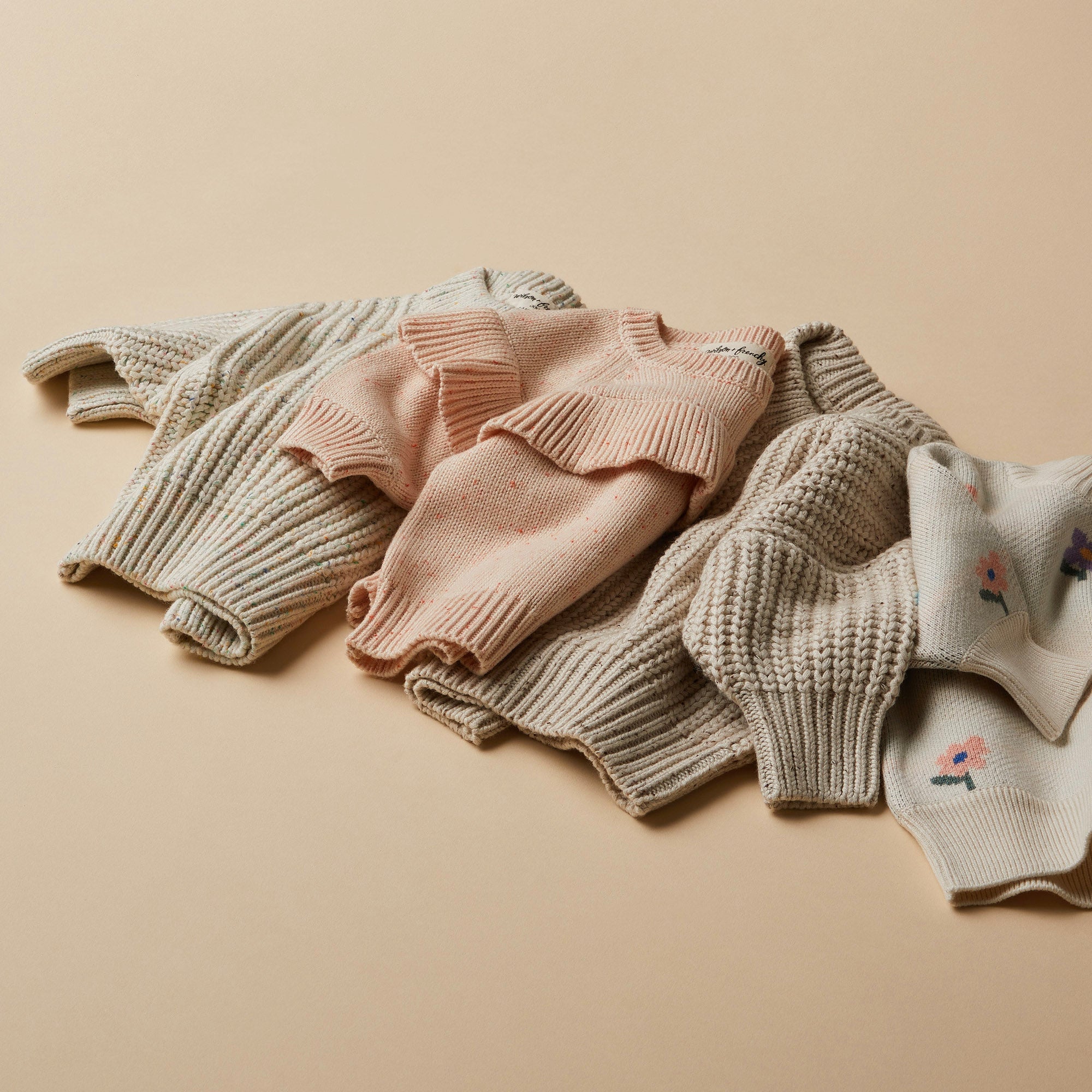 Organic Cookie and Cream Knitted Sweater for Women - Cozy Winter Pullover for Casual Wear & Outdoor Activities