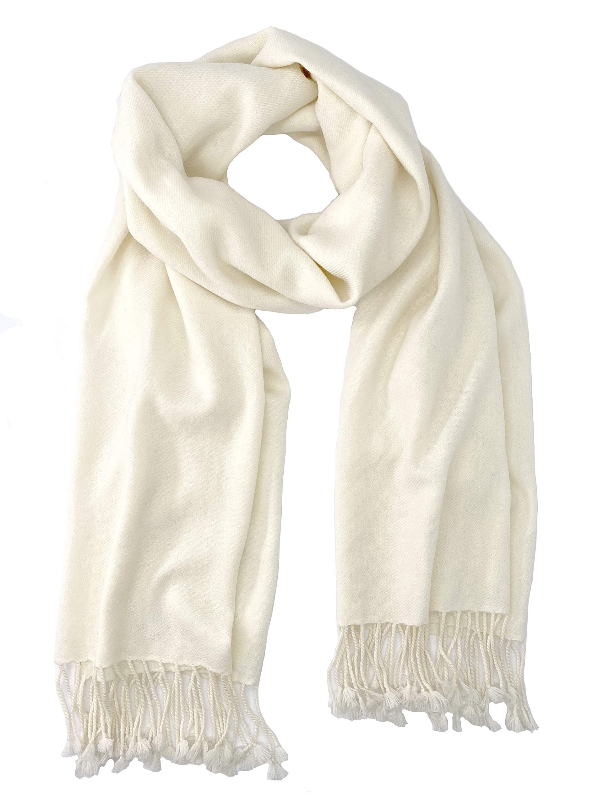 Luxury 100% Pure Pashmina Shawl Wrap - 3 Ply Cashmere Scarf for Women, Soft & Warm Winter Accessory - Perfect for Gifts, Weddings, and Cold Weather Fashion