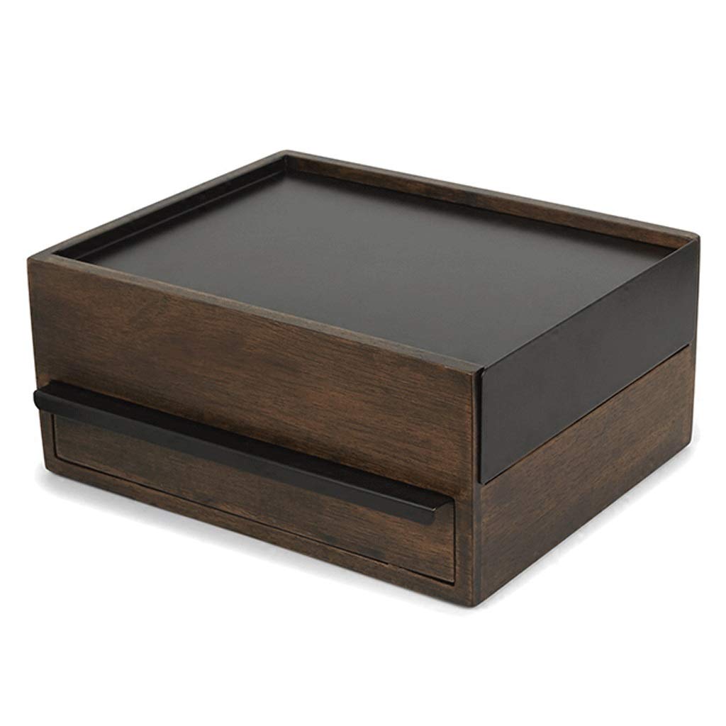 Vintage Wooden Jewelry Box Organizer - Handcrafted Bracelet Necklace Ring Storage Case | Perfect for Travel, Gift Giving & Bedroom Decor