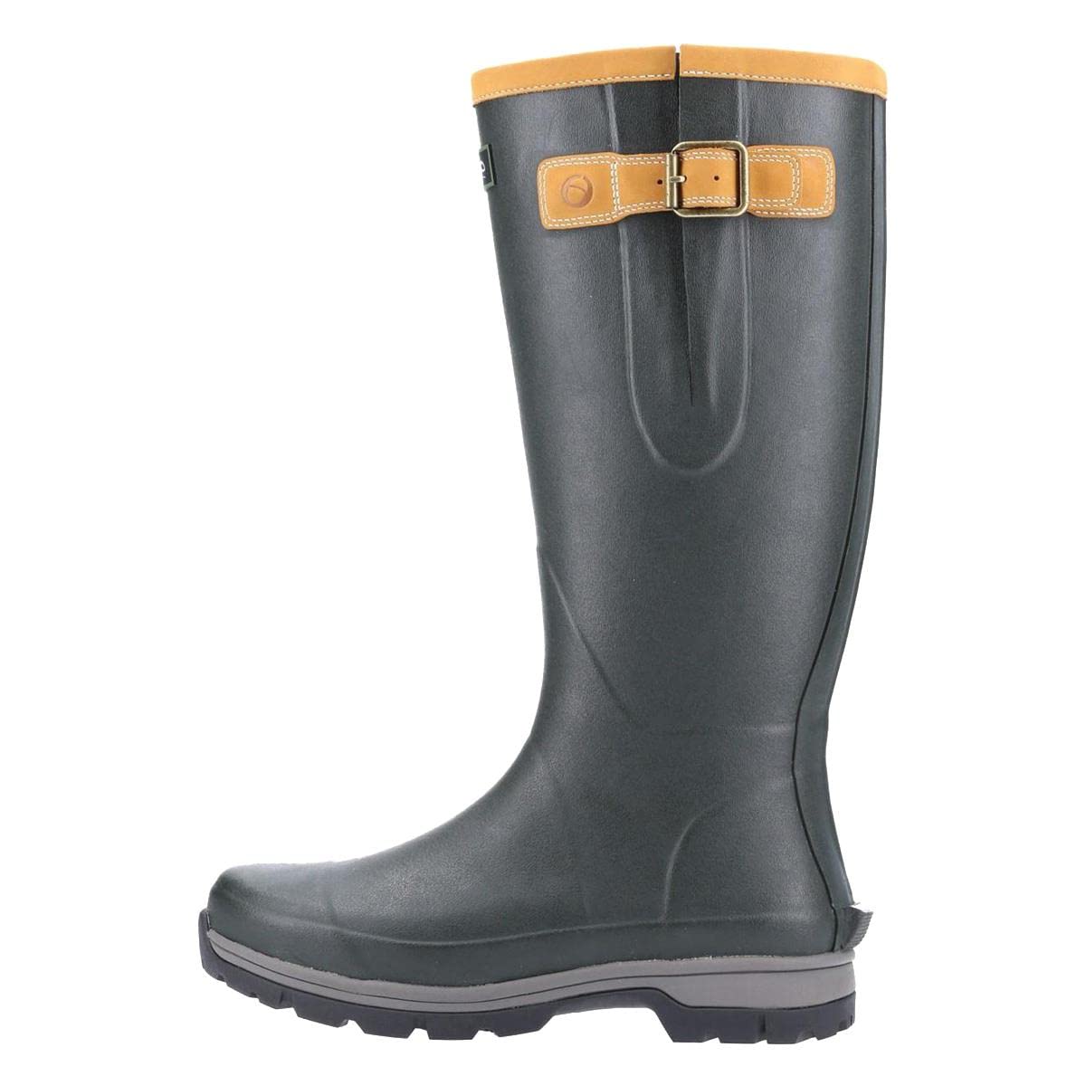Cotswold Men's Stratus Waterproof Rubber Wellington Boots - Outdoor Rain & Work Boots for Gardening, Hiking & Farm Use