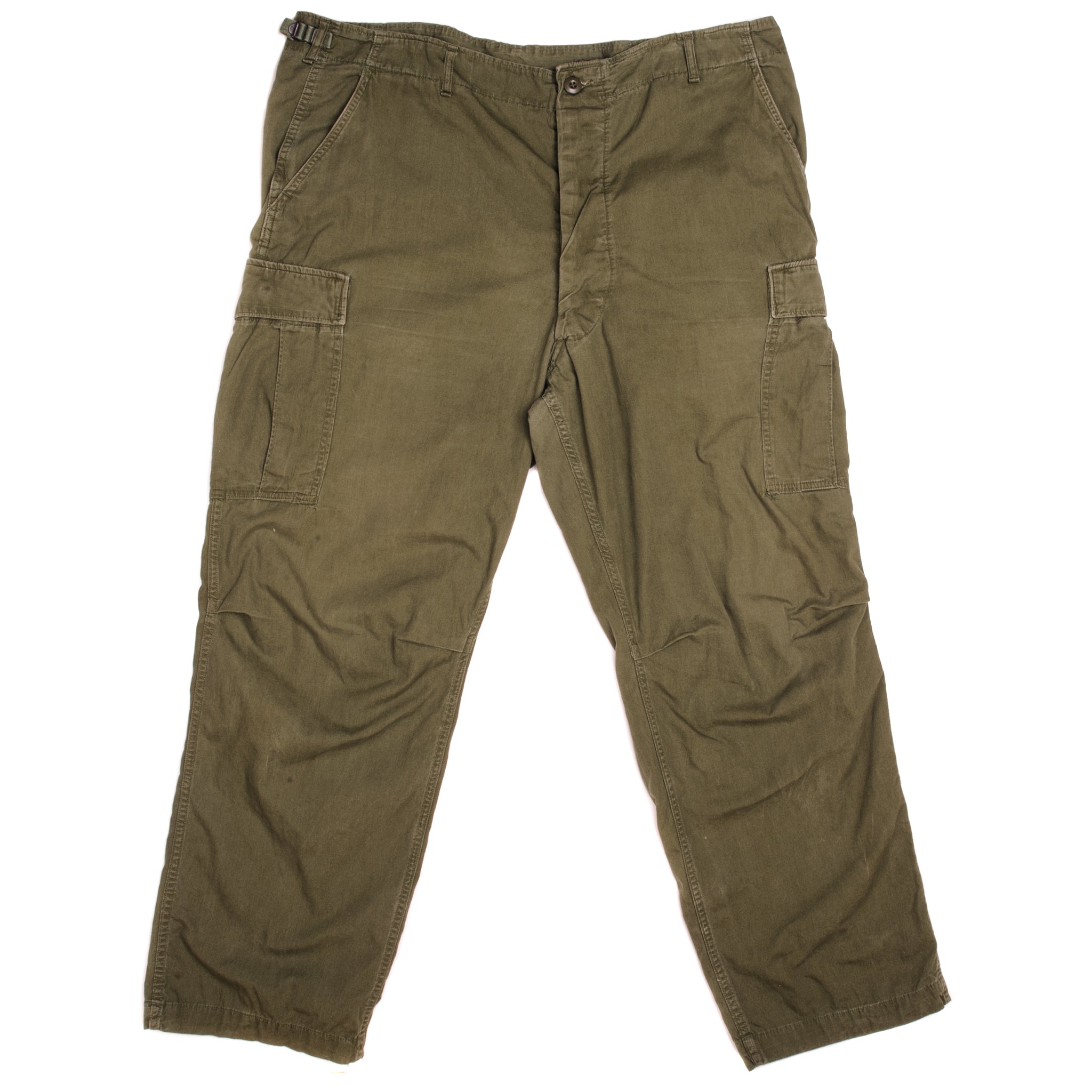 Vintage US Army Tropical Combat Pants 4th Pattern 1967 Vietnam War - Size XL (W42 L29.5) - Military Surplus Tactical Trousers for Outdoor Hiking, Reenactment & Vintage Collectors